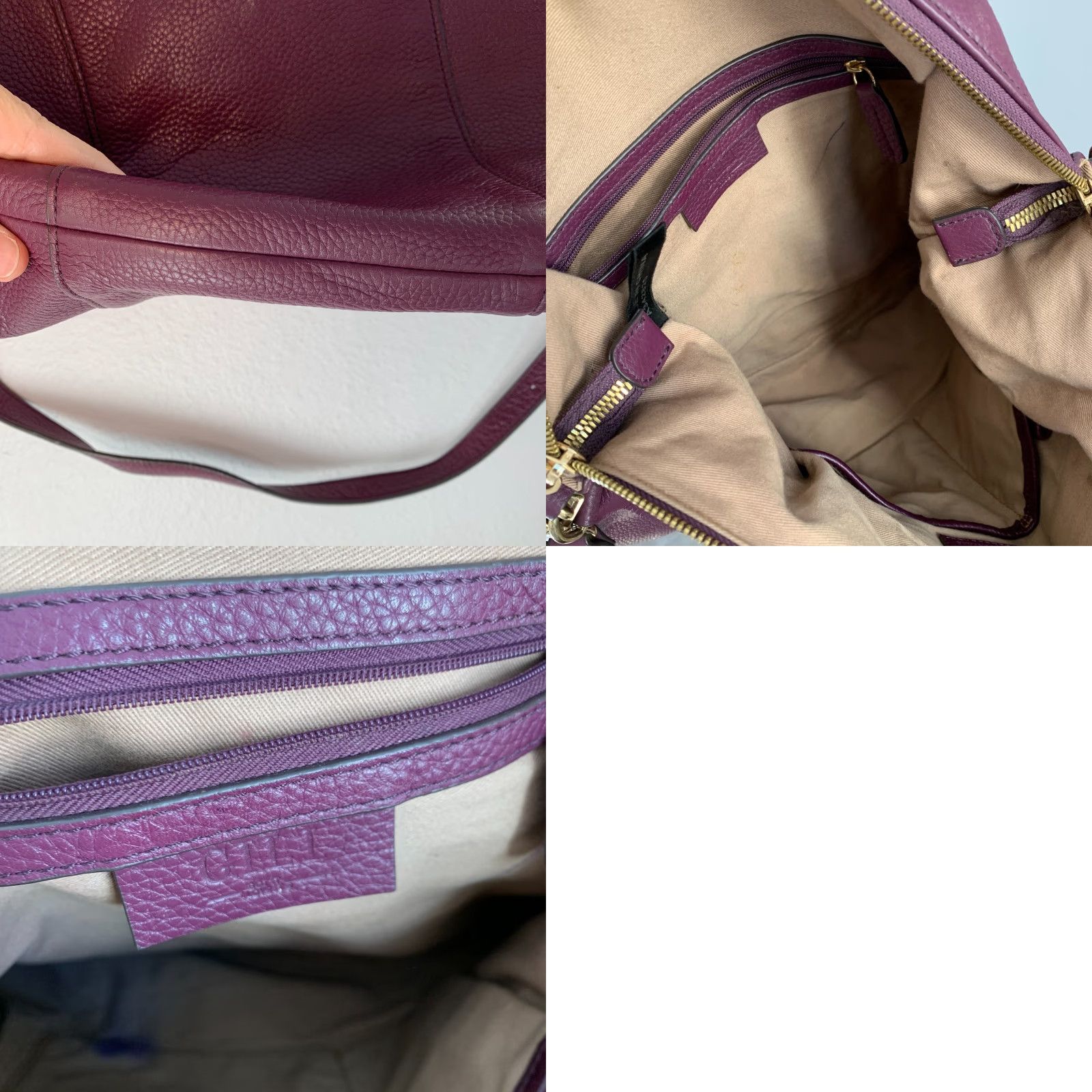 Vintage **G.I.L.I Purple Leather Crossbody Convertible Satchel Tassel** User: **G.I.L.I Purple Leather Convertible Crossbody Satchel Tassel** Size ONE SIZE - 9 Thumbnail