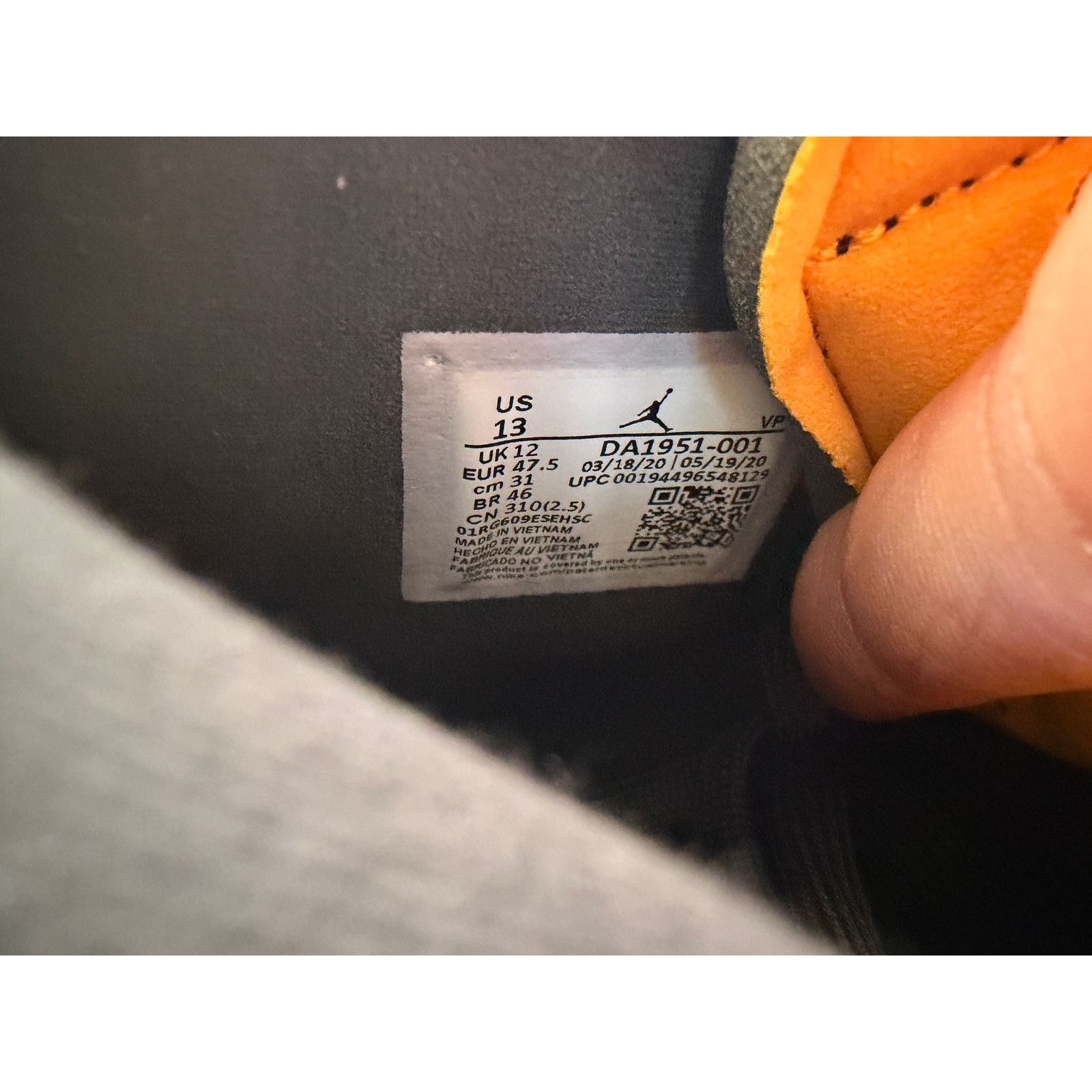 Jordan Brand × Union LA Union x Jordan Delta Mid SP 'Off Noir' DA1951 001 Size US 13 / EU 46 - 7 Thumbnail