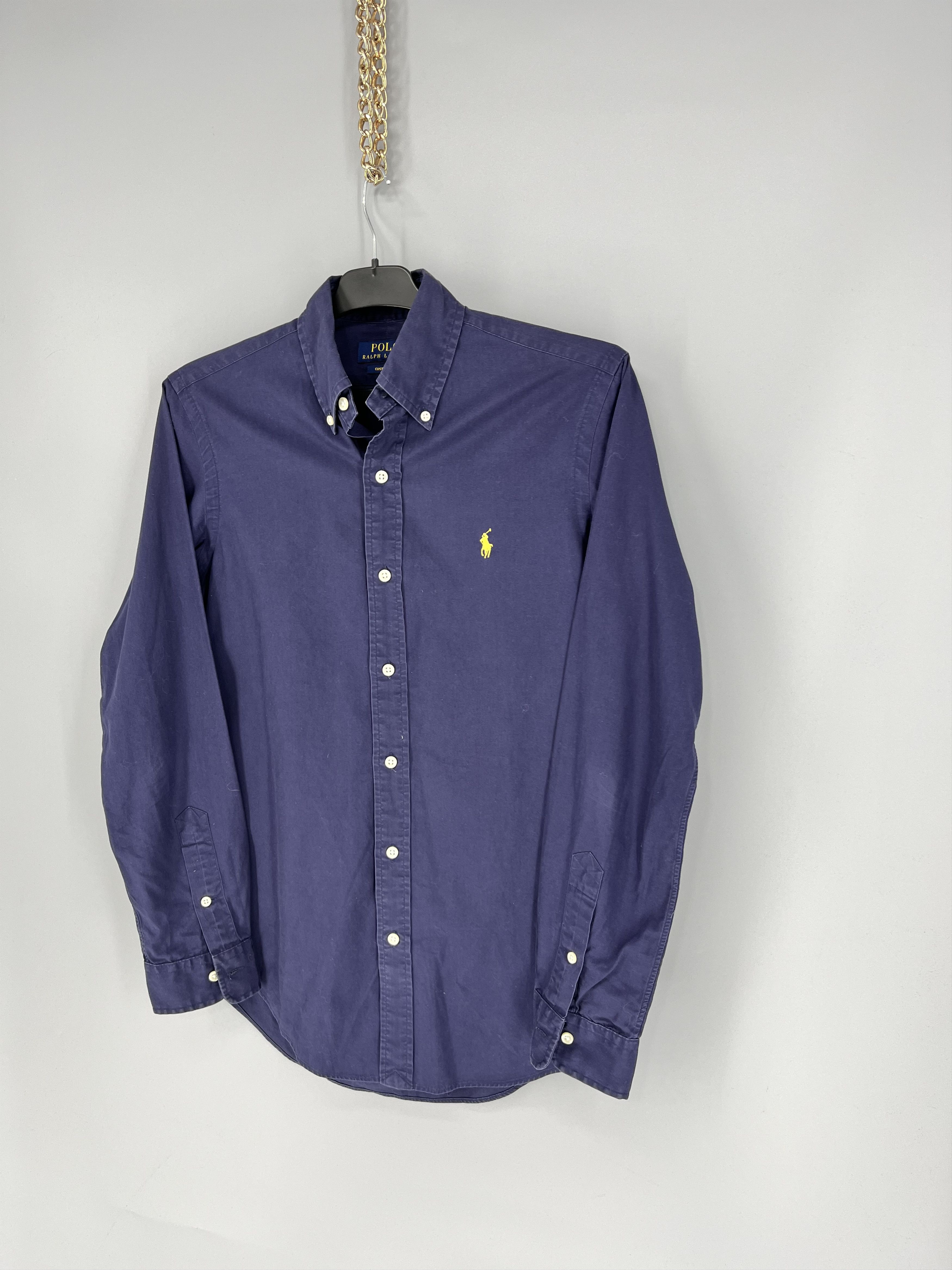 Polo Ralph Lauren Vintage Navy Shirt Polo Ralph Lauren Size M Rare Size US XS / EU 42 / 0 - 3 Thumbnail