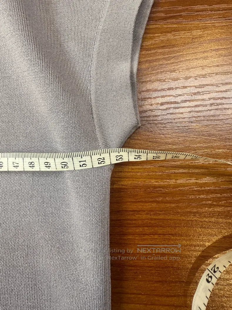 Hermes Hermes 2025 Spring/Summer Women's Short Sleeve Knit Top Bl Size S / US 4 / IT 40 - 6 Thumbnail