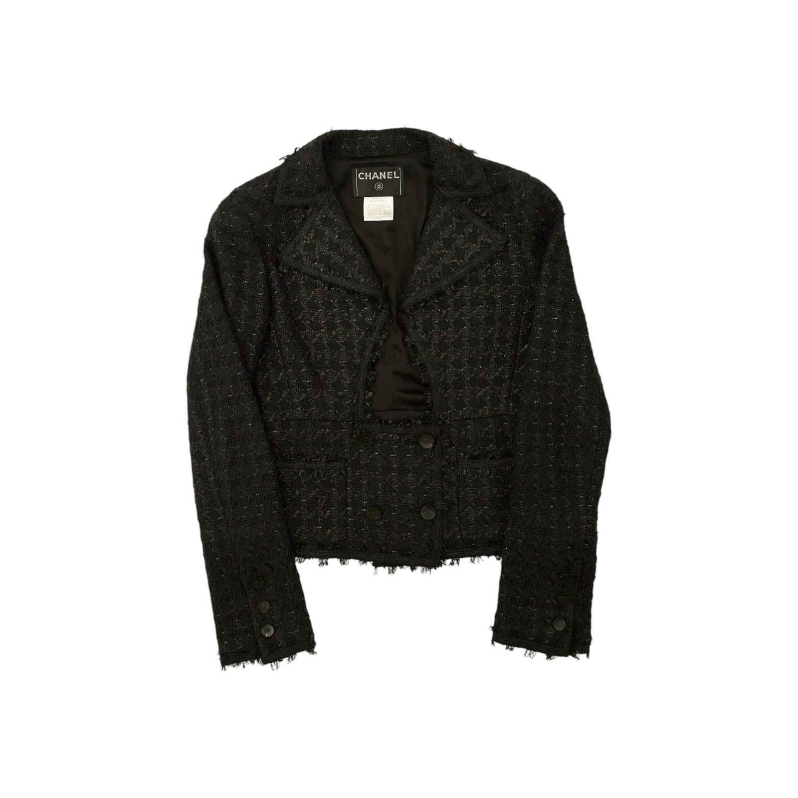 Chanel S/S 2005 Tweed Blazer Jacket Size XS / US 0-2 / IT 36-38 - 1 Thumbnail