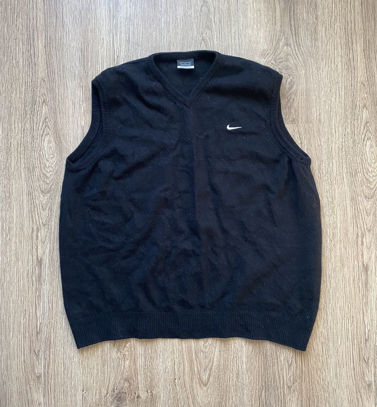 Nike × Vintage Nike Vintage Y2K challenge court/golf wool vest Andre Agassi Size US XL / EU 56 / 4 - 1 Thumbnail