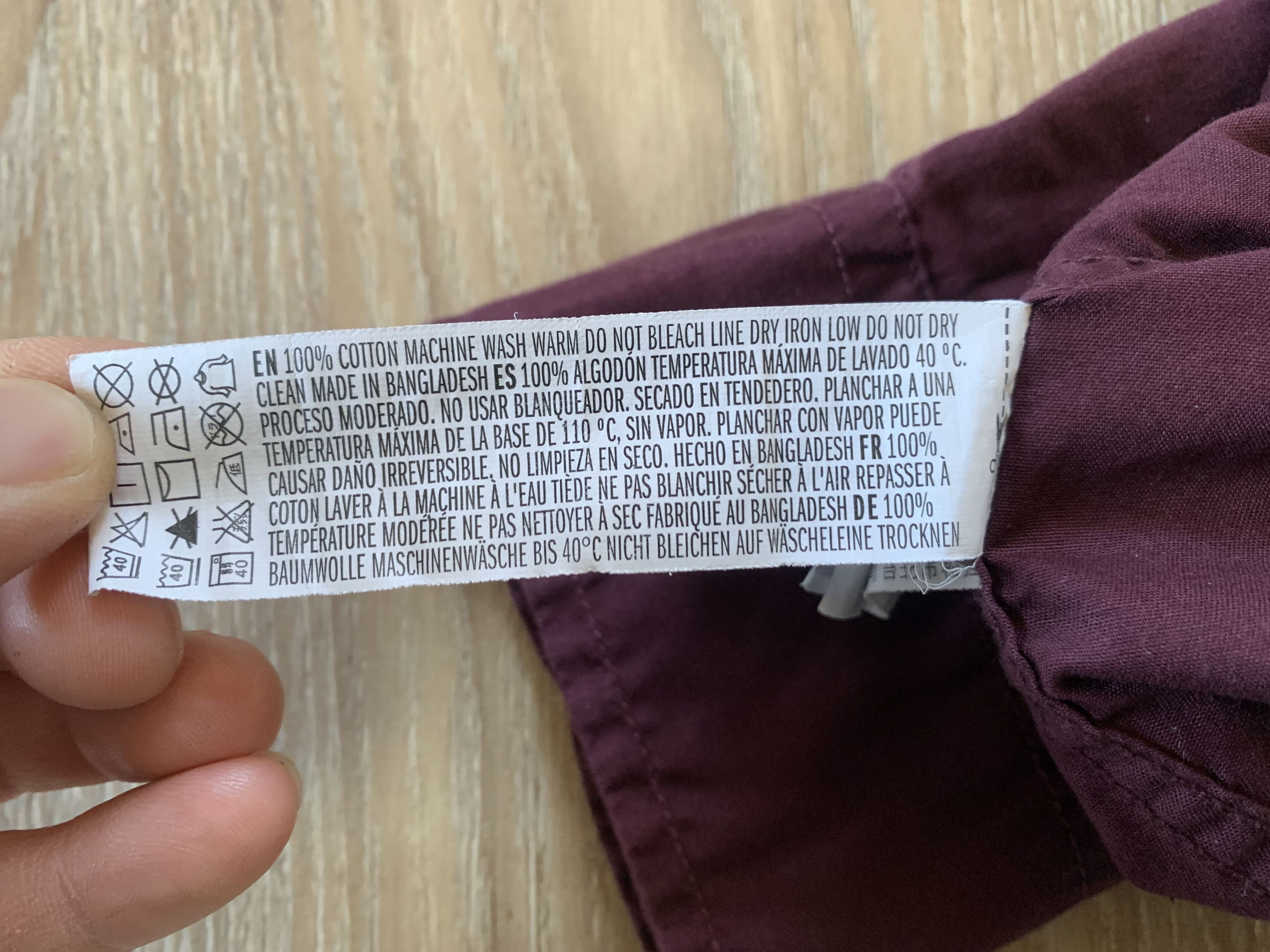Other 21 Men Burgundy Long Sleeve Shirt Size US S / EU 44-46 / 1 - 8 Thumbnail