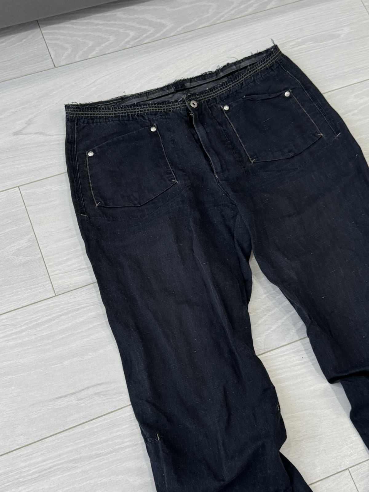Marithe + Francois Girbaud Marithe Francois Girbaud Linen Glamour Design Luxury Pants Size 34" / US 12 / IT 48 - 5 Thumbnail
