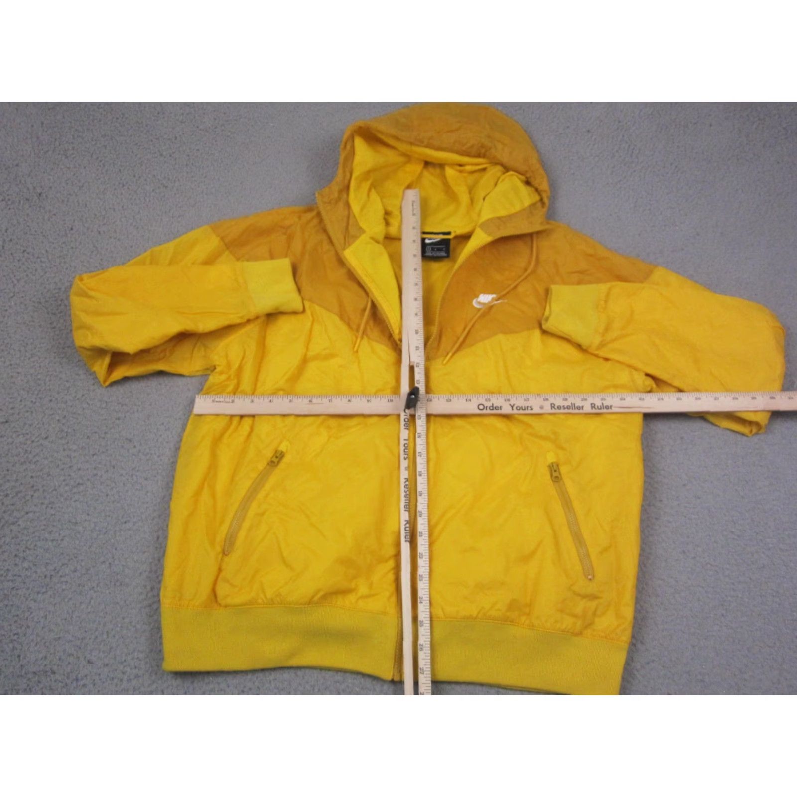 Nike Nike Windrunner Jacket Mens L Yellow Windbreaker Full Zip Hooded Outdoors Size US L / EU 52-54 / 3 - 5 Thumbnail