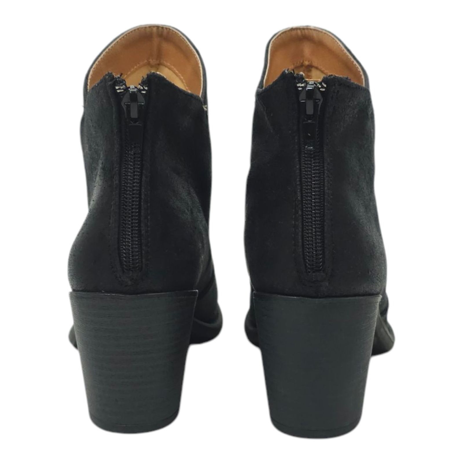 Other Qupid Ankle Boot Women Size 9 Chunky Block Heel Faux Suede Size US 9 / IT 39 - 4 Thumbnail