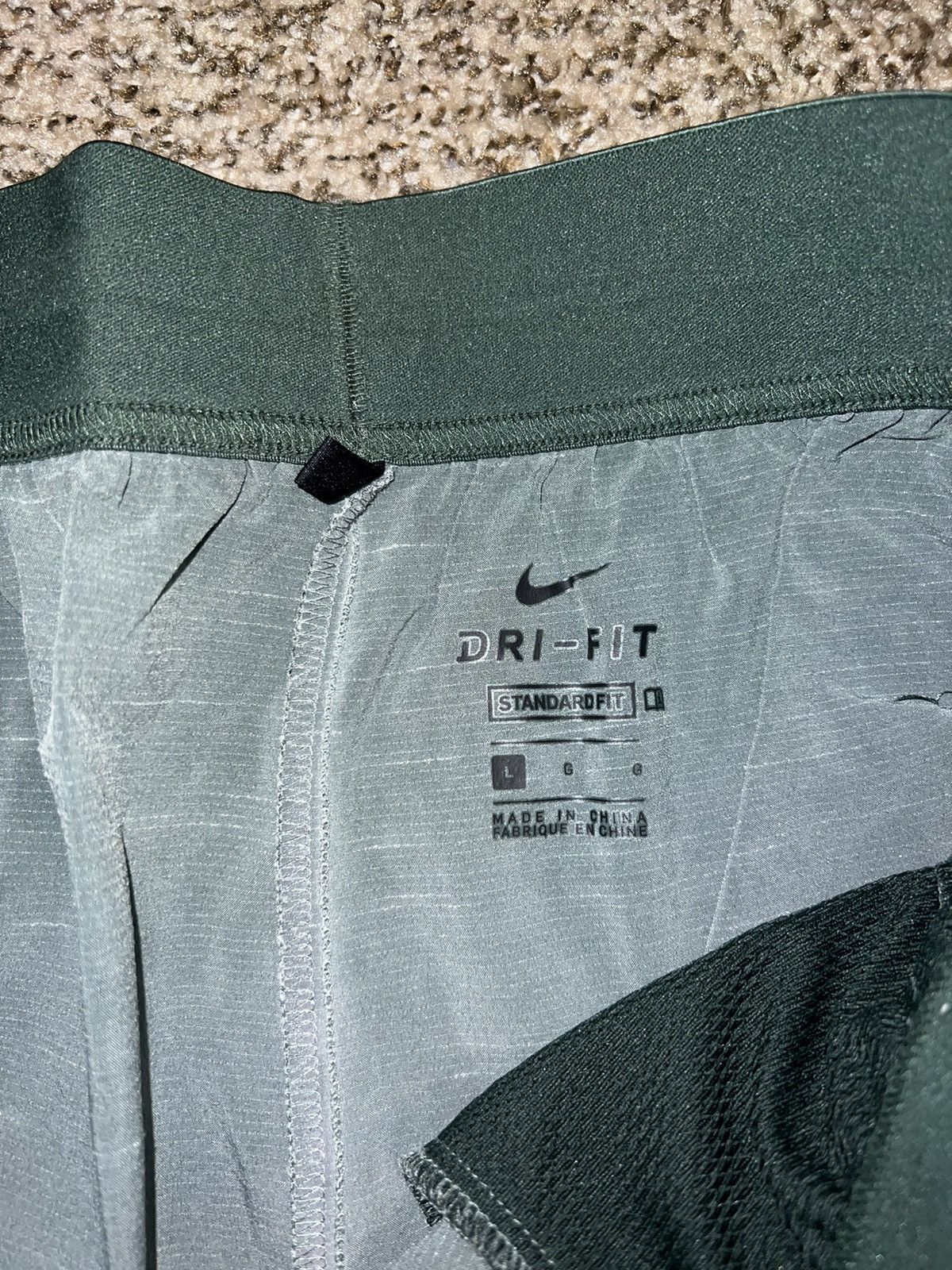 Nike Nike Dry Fit Pants Greenish Size Large Size US 36 / EU 52 - 2 Thumbnail