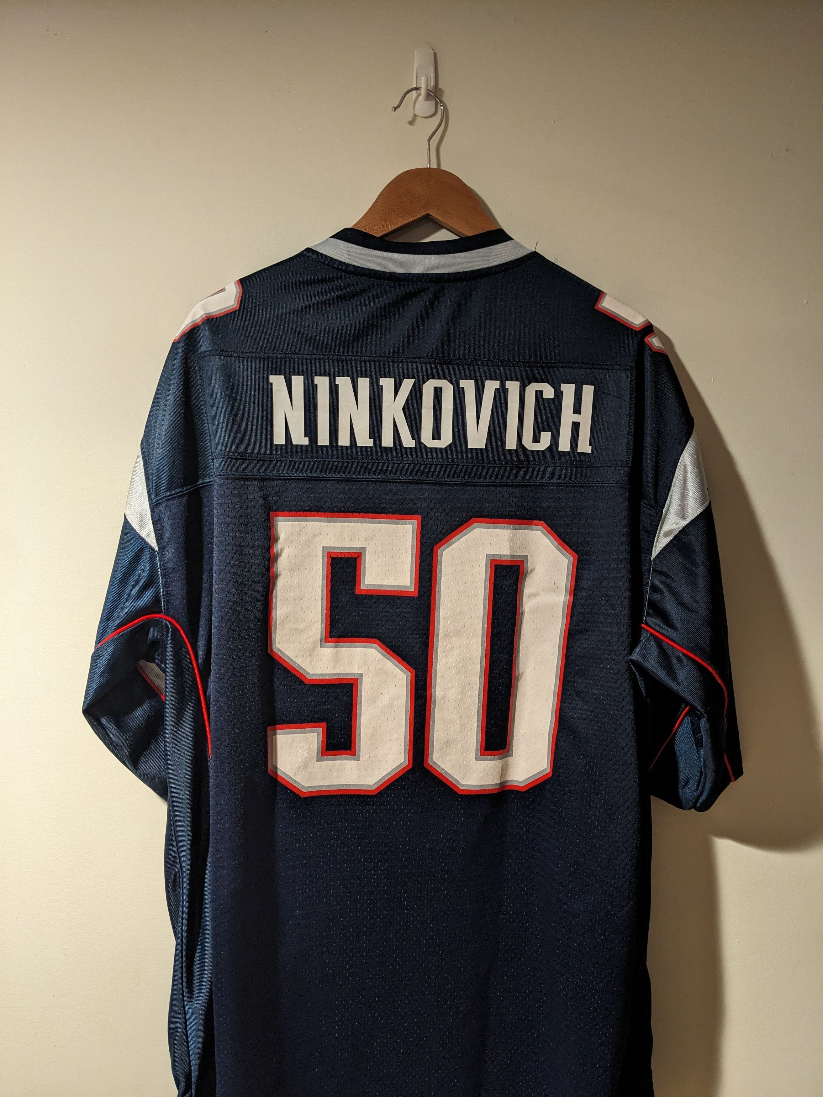 NFL × Vintage Vintage New England Patriots Ninkovich NFL Football Jersey Size US XXL / EU 58 / 5 - 1 Thumbnail
