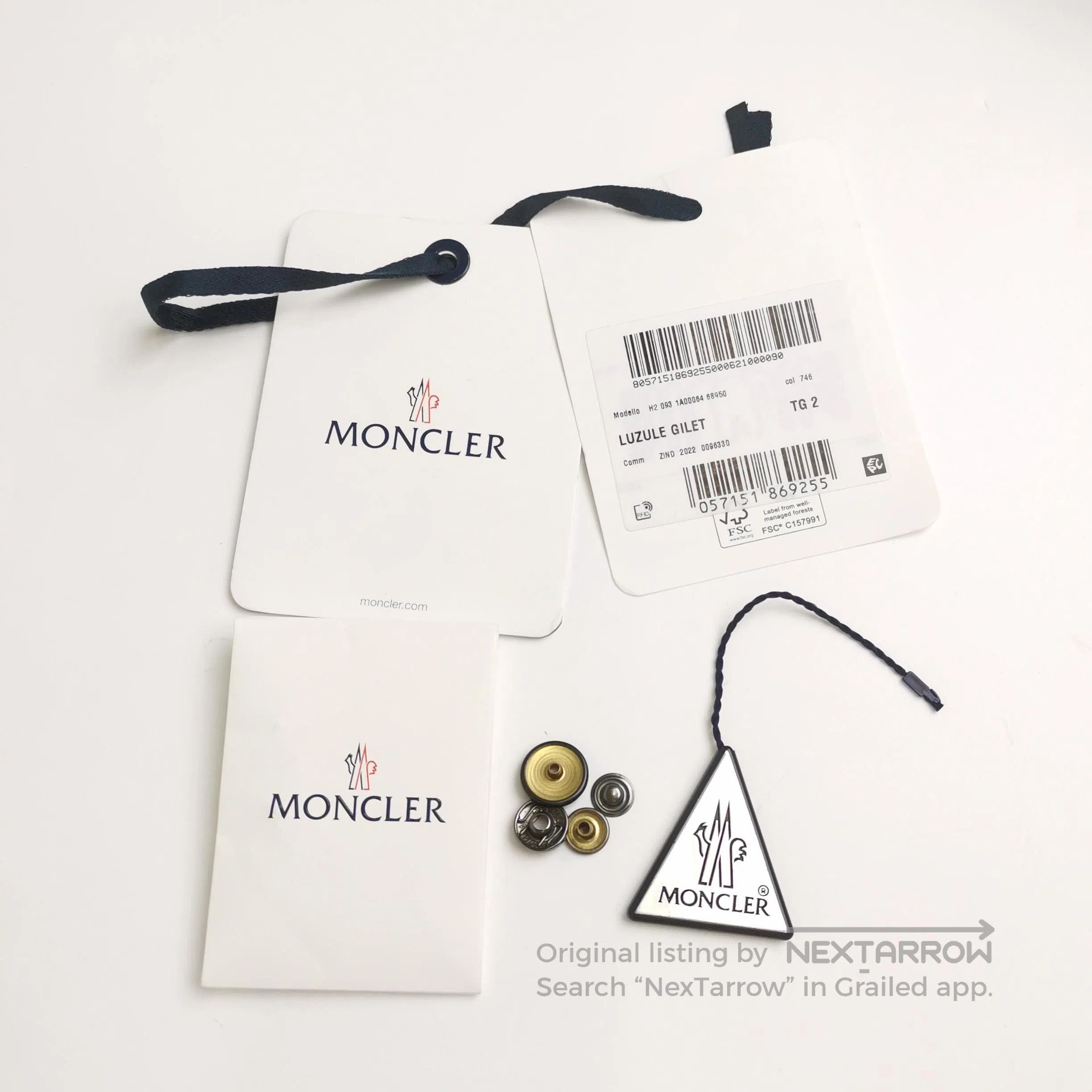 Moncler Moncler Luzule Quilted Logo Hooded Vest M. Size US M / EU 48-50 / 2 - 1 Thumbnail