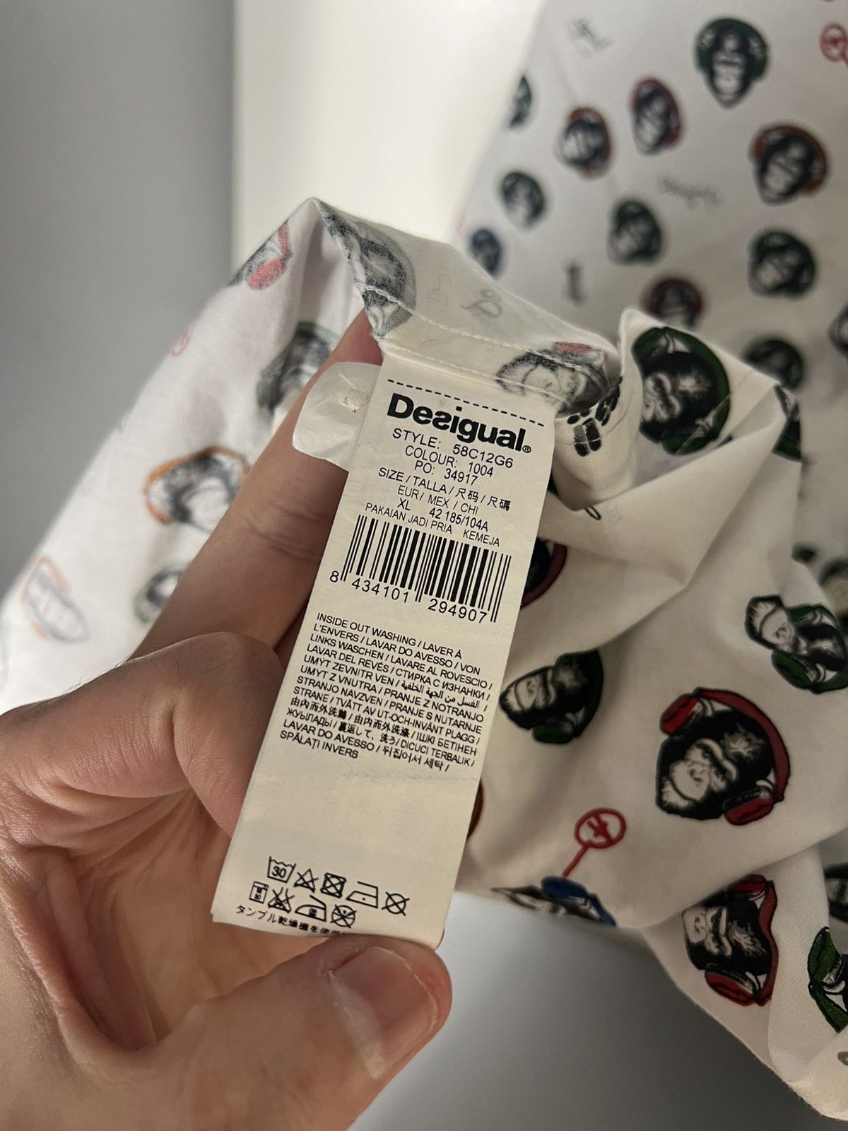 Desigual × Vintage VERY RARE DESIGUAL ITALIAN DESIGNER LONG SLEEVE SHIRT DELUX Size US XL / EU 56 / 4 - 4 Thumbnail