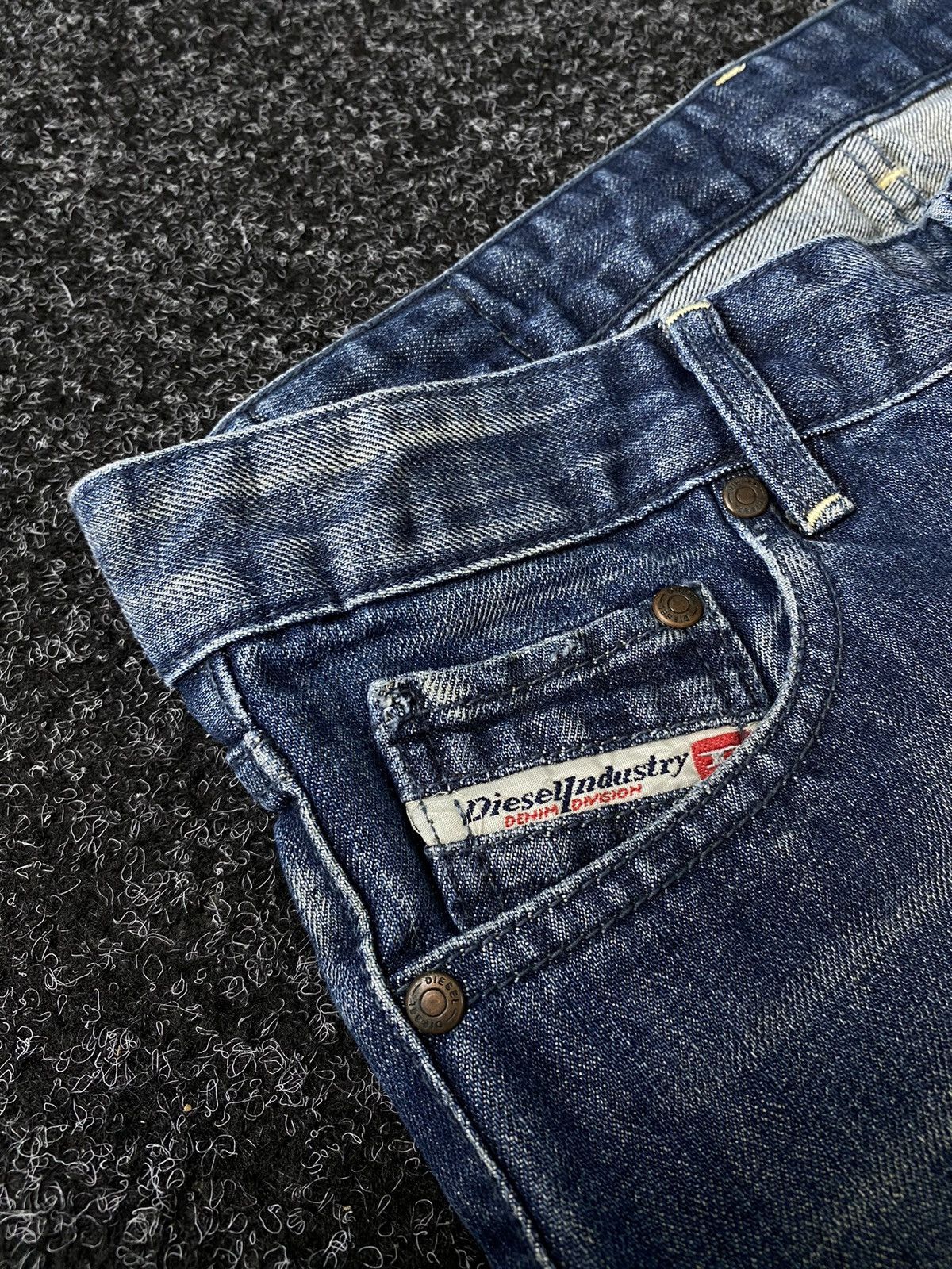 Diesel × If Six Was Nine × Vintage Crazy Vintage 90s Diesel Flared Baggy Jeans Size 31" - 6 Thumbnail