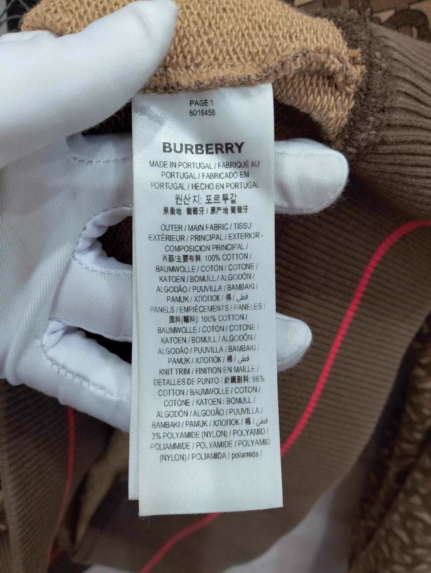 Burberry Burberry Striped TB Monogram Hoodie L 95 New Size L / US 10 / IT 46 - 6 Thumbnail
