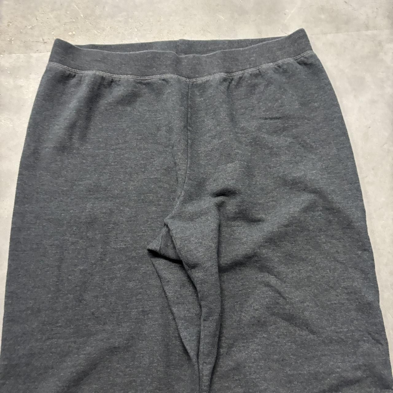 Japanese Brand × Vintage Crazy Vintage Y2K/2000s Baggy Dark Grey Essential Sweatpants! Size US 34 / EU 50 - 4 Thumbnail