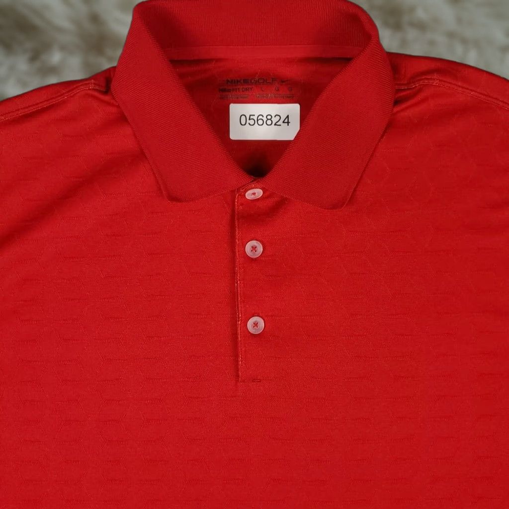 Nike Nike Polo Shirt Mens Size Large Red Swoosh Golf Casual Short Sleeve Size US L / EU 52-54 / 3 - 1 Thumbnail