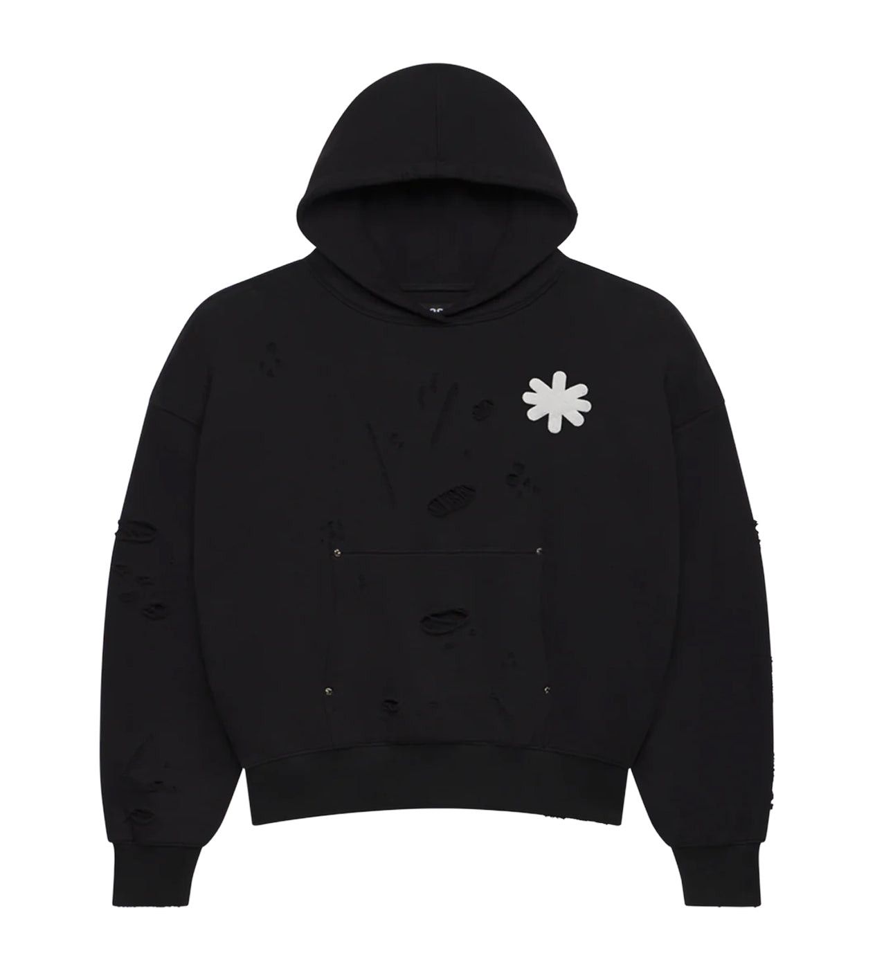 LOSTSHDWS Lost Shdws Distressed Logo Hoodie Black Size US S / EU 44-46 / 1 - 1 Thumbnail