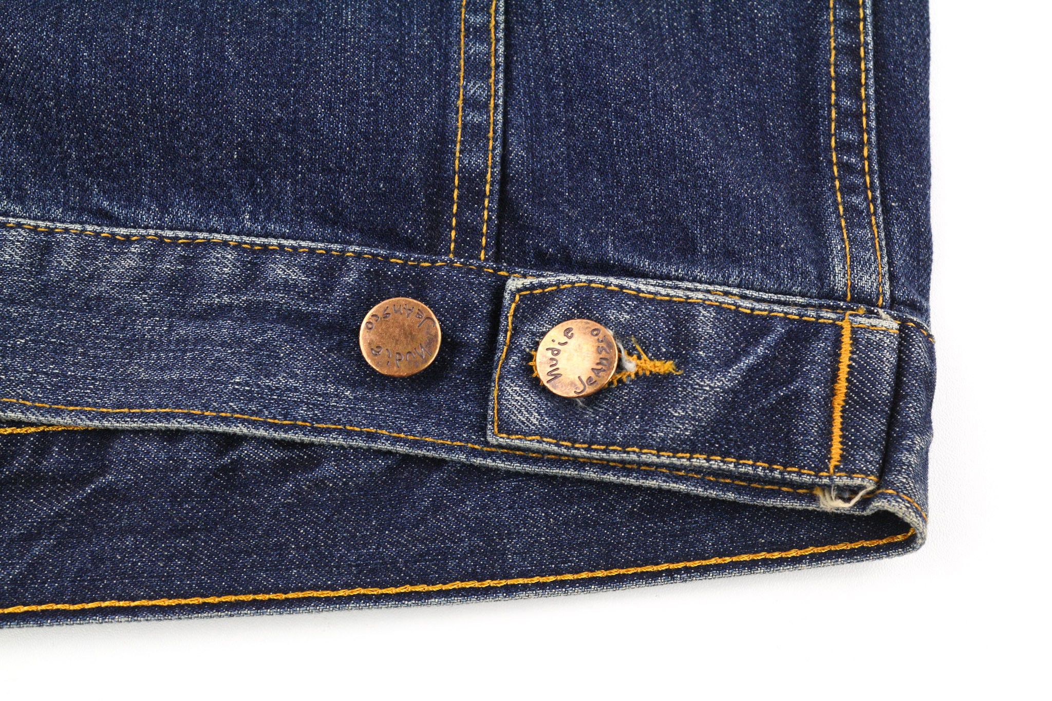 Nudie Jeans TERRY ORG. CONTRAST S Blue Denim Jacket 80381 Size US S / EU 44-46 / 1 - 6 Thumbnail