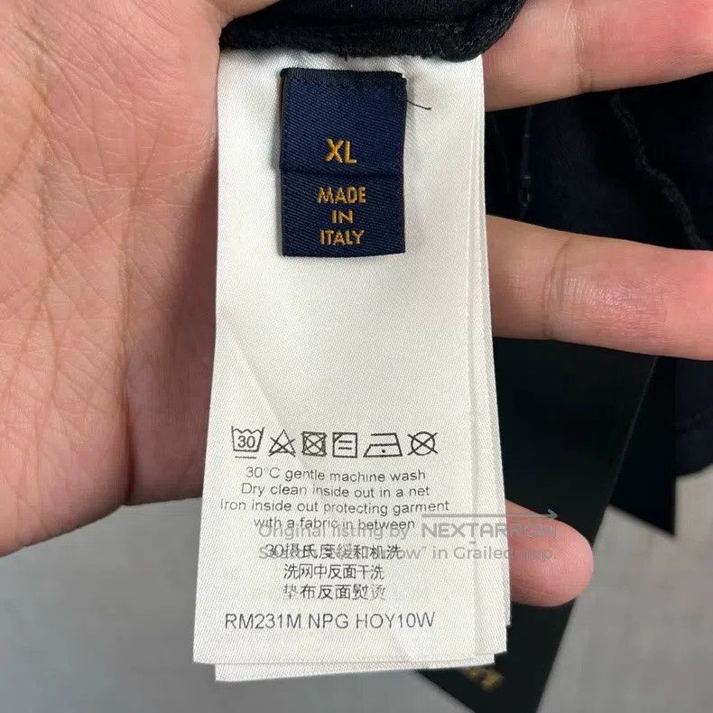 Louis Vuitton Louis Vuitton Letter Logo printed round neck short sleeve Size US XL / EU 56 / 4 - 5 Thumbnail