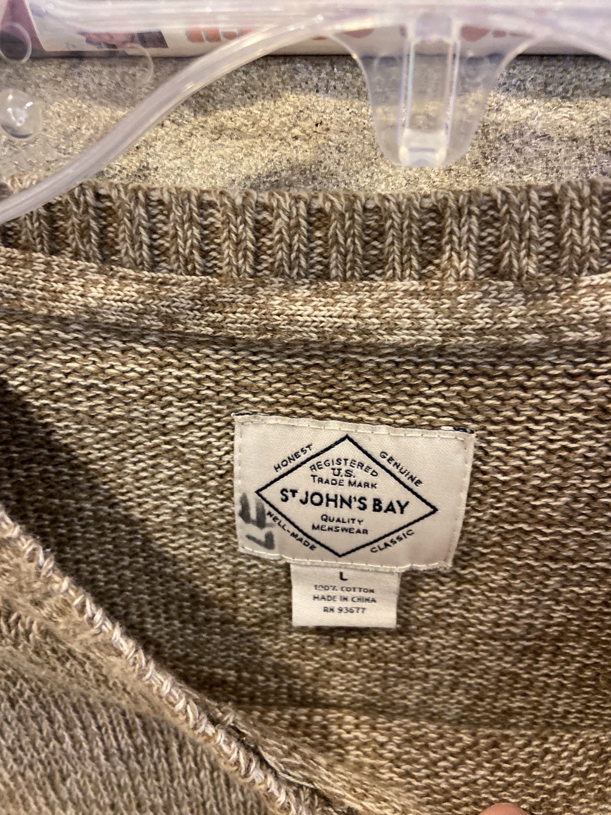 St. Johns Bay × Vintage Vintage Cream Knit Size US L / EU 52-54 / 3 - 3 Thumbnail