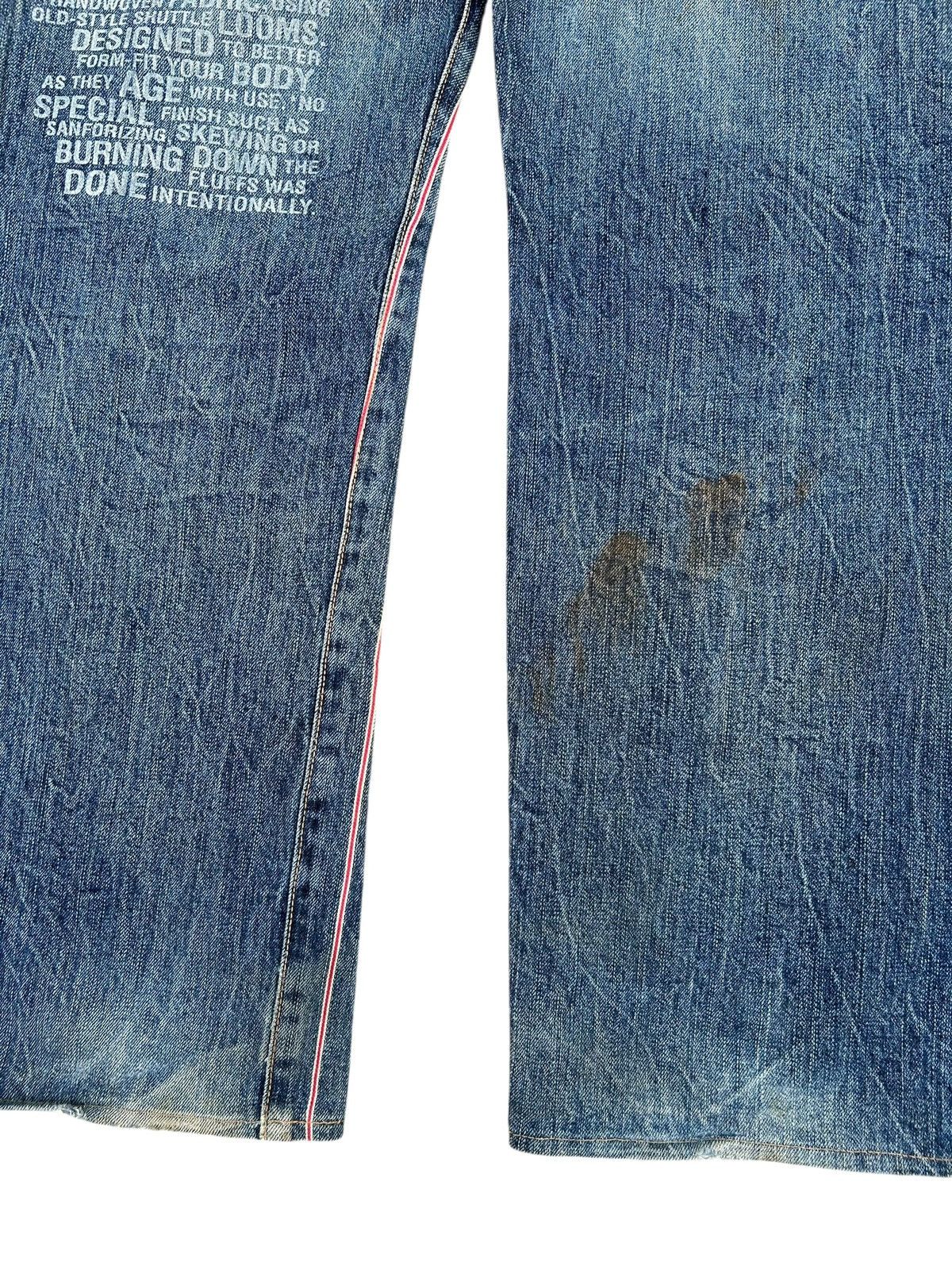 Kapital Vintage Edwin 505 Selvedge Japanese Distressed Denim jeans Size US 34 / EU 50 - 14 Thumbnail