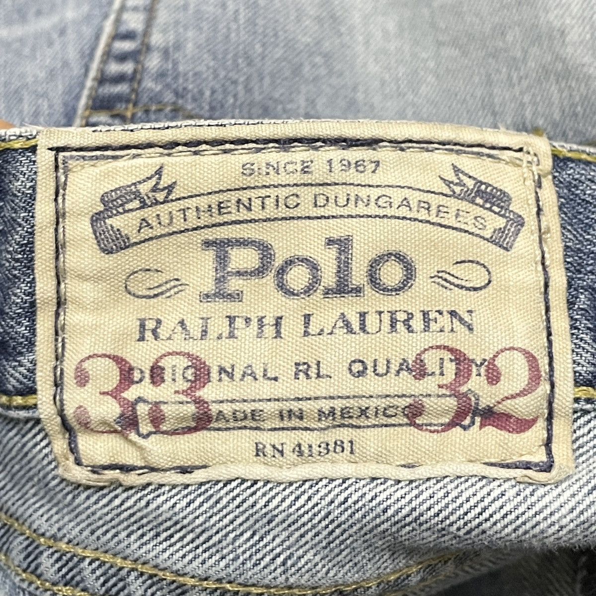 Polo Ralph Lauren × Vintage Rare Design Vintage Brand Polo Ralph Lauren Jeans 2000s Size US 33 - 10 Thumbnail