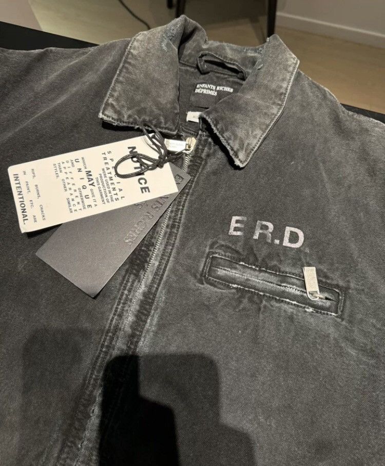 Enfants Riches Deprimes Enfants Rich Carhart made old water-washed tooling jackets Size US L / EU 52-54 / 3 - 3 Thumbnail