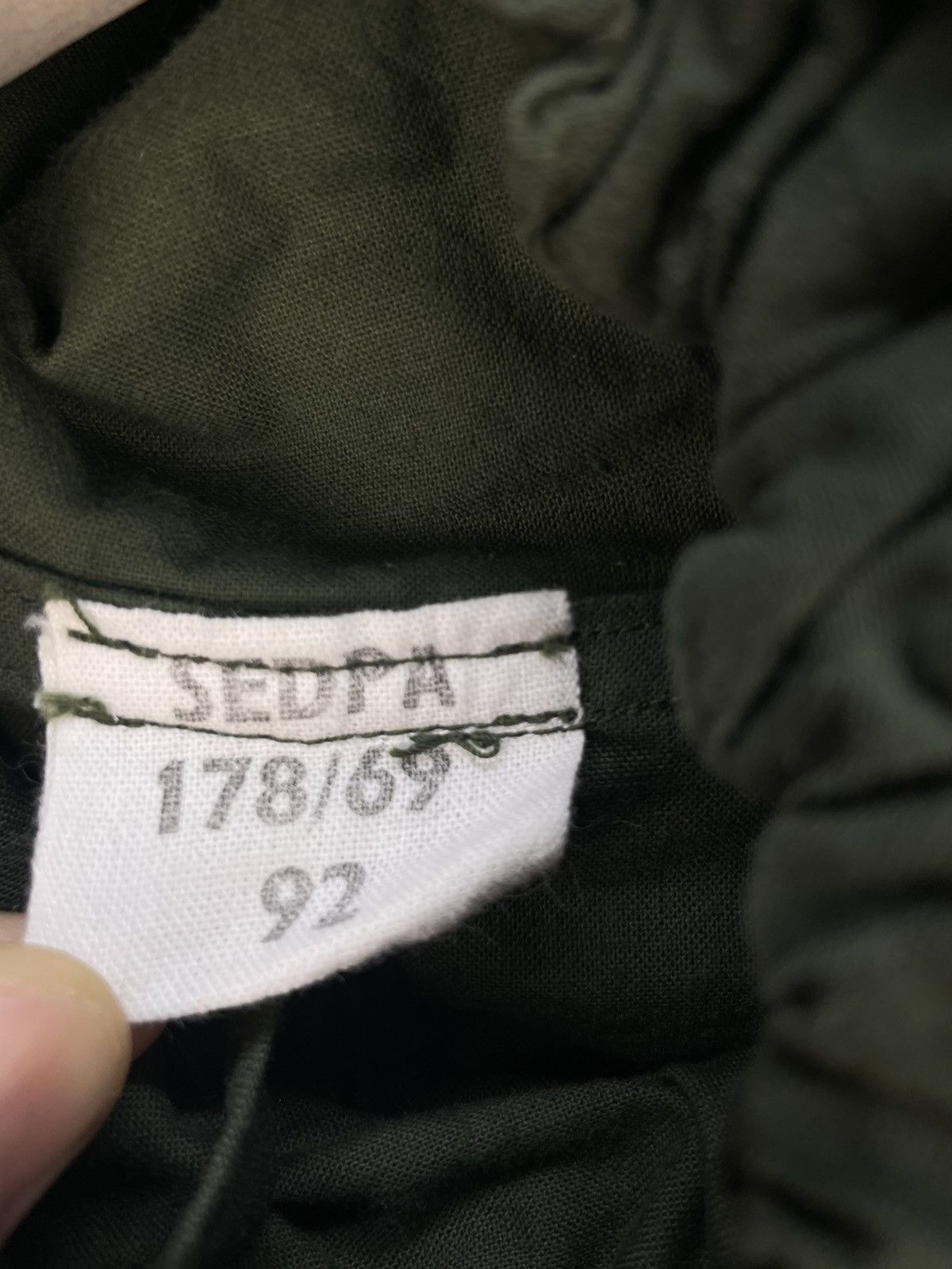Vintage Vintage SEDPA France Army pullover jacket Size US L / EU 52-54 / 3 - 6 Thumbnail