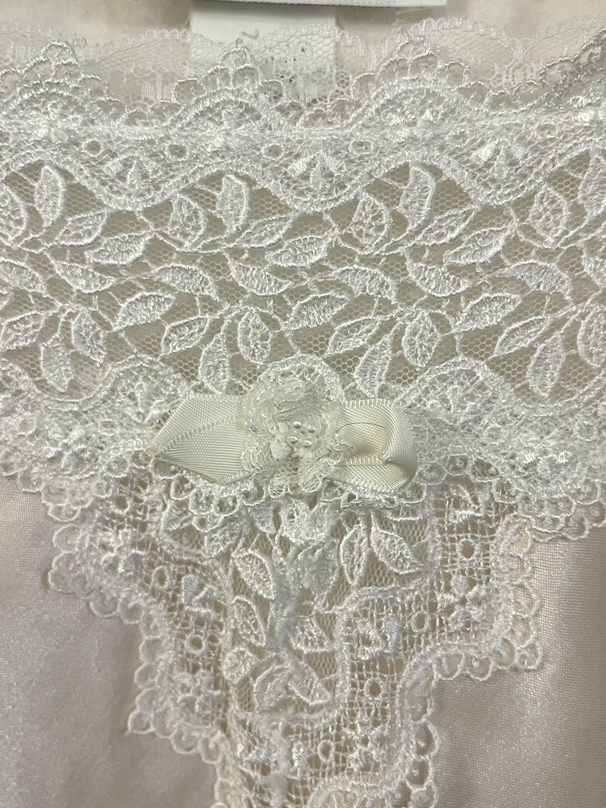 Dior Vintage Satin Silk Lace Dior Nightgown Size L / US 10 / IT 46 - 7 Thumbnail