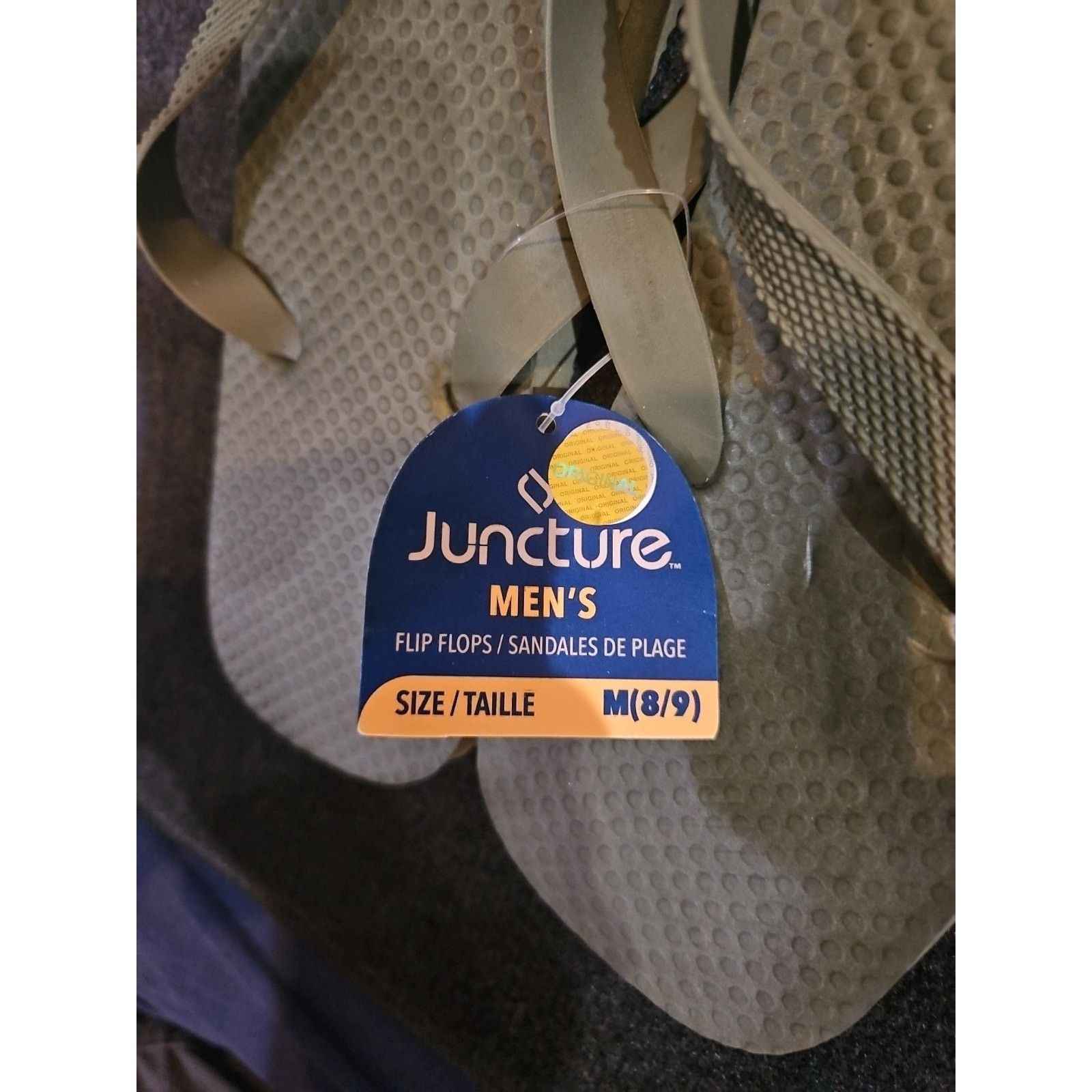 Other Juncture Men's Size Medium 8/9 Forest Green Flip Flips Size US 8 / EU 41 - 4 Thumbnail