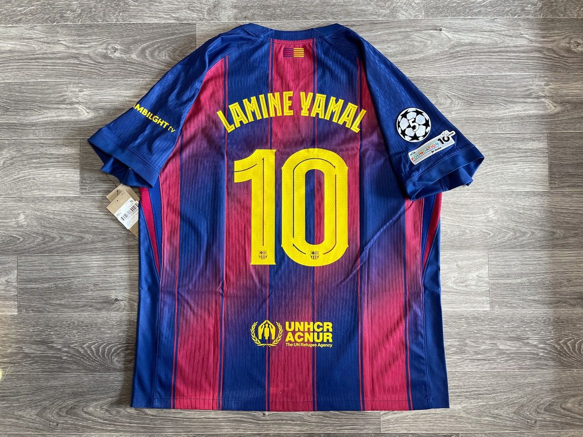 Vintage Player Issue BARCELONA 2025/2026 #10 YAMAL Shirt Jersey Nike Size US XXL / EU 58 / 5 - 1 Thumbnail