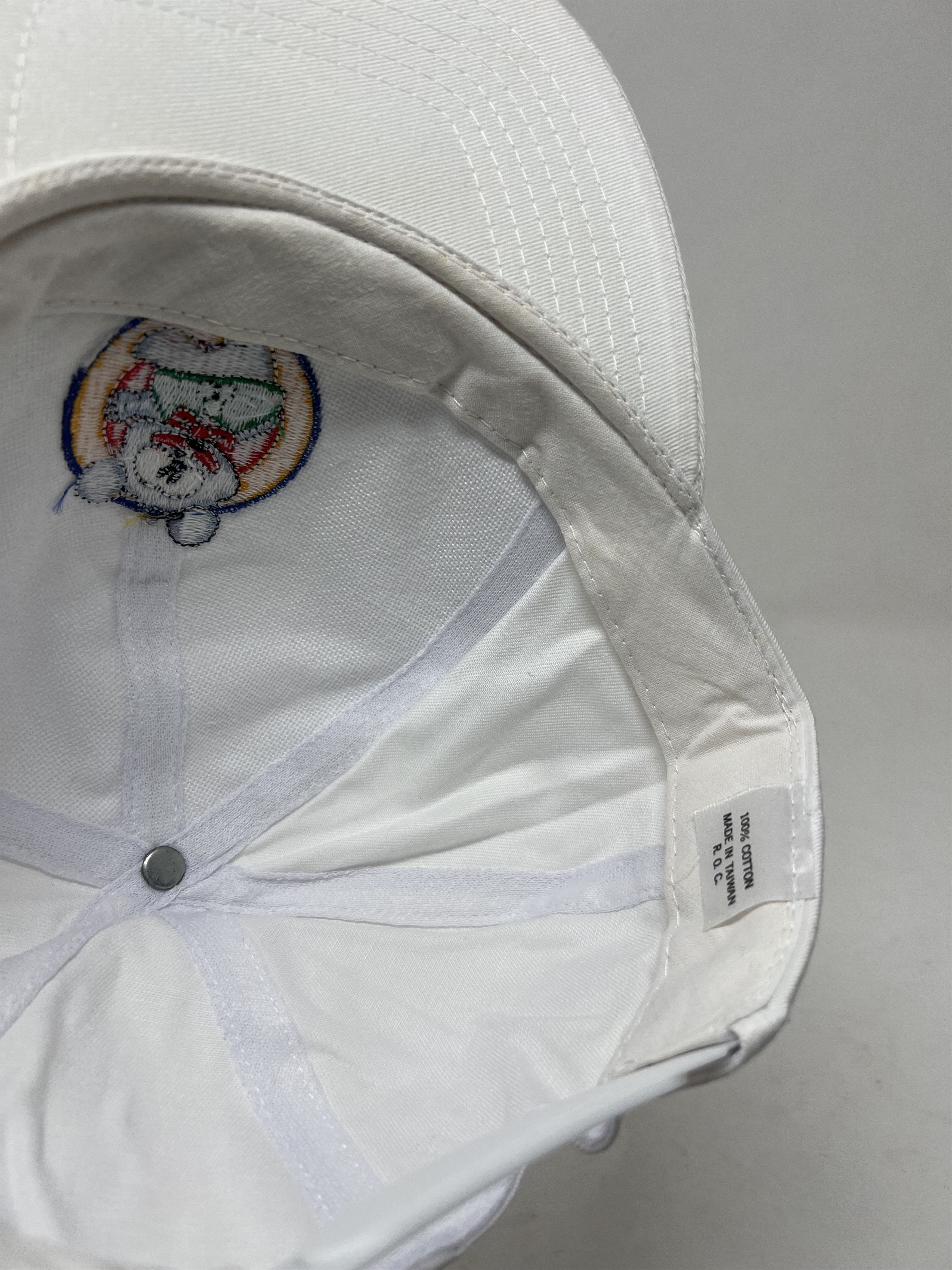Japanese Brand Cartoon Archive Japan White Embroidery Hat Size ONE SIZE - 9 Thumbnail