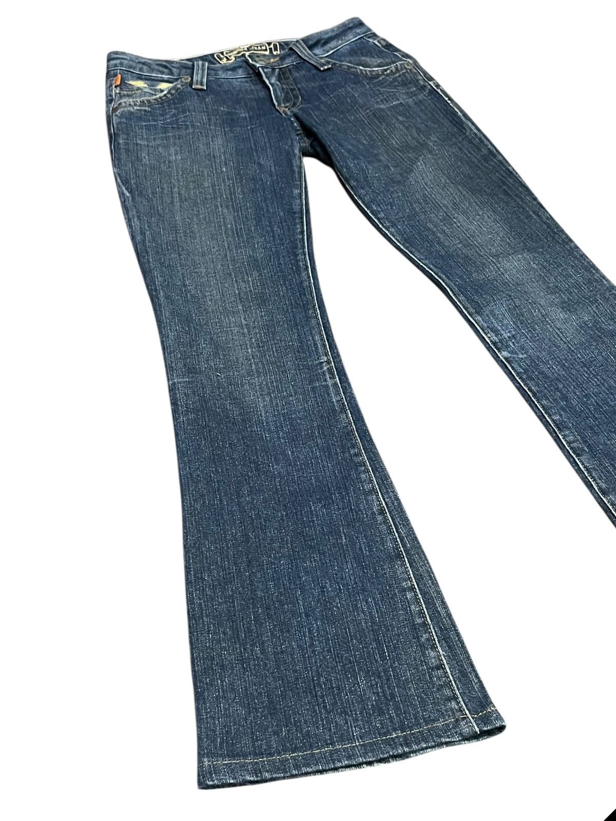 Robins Jeans ROBIN’S JEANS Peace Studded Pure Rocker Chic Flare Petite🔥 Size 24" / US 00 / IT 34 - 5 Thumbnail