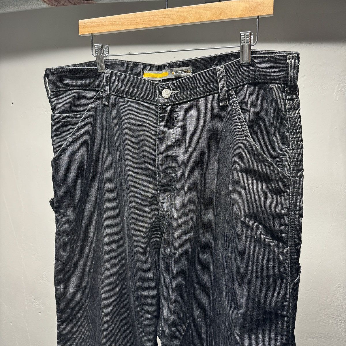 Levi's Levi's Silvertab Black 3M Baggy Corduroy Pants Grunge Skater Size US 38 / EU 54 - 3 Thumbnail