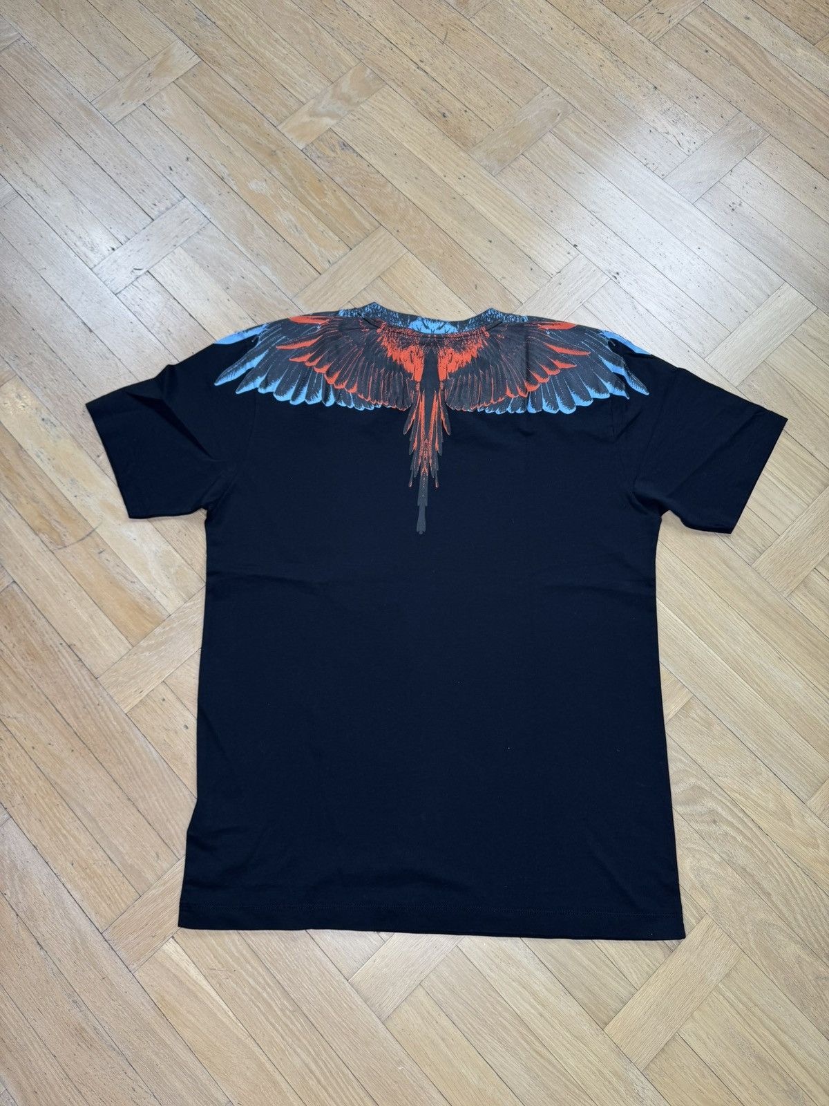 Marcelo Burlon MARCELO BURLON WING ORANGE BLUE TEE Size US XL / EU 56 / 4 - 2 Thumbnail