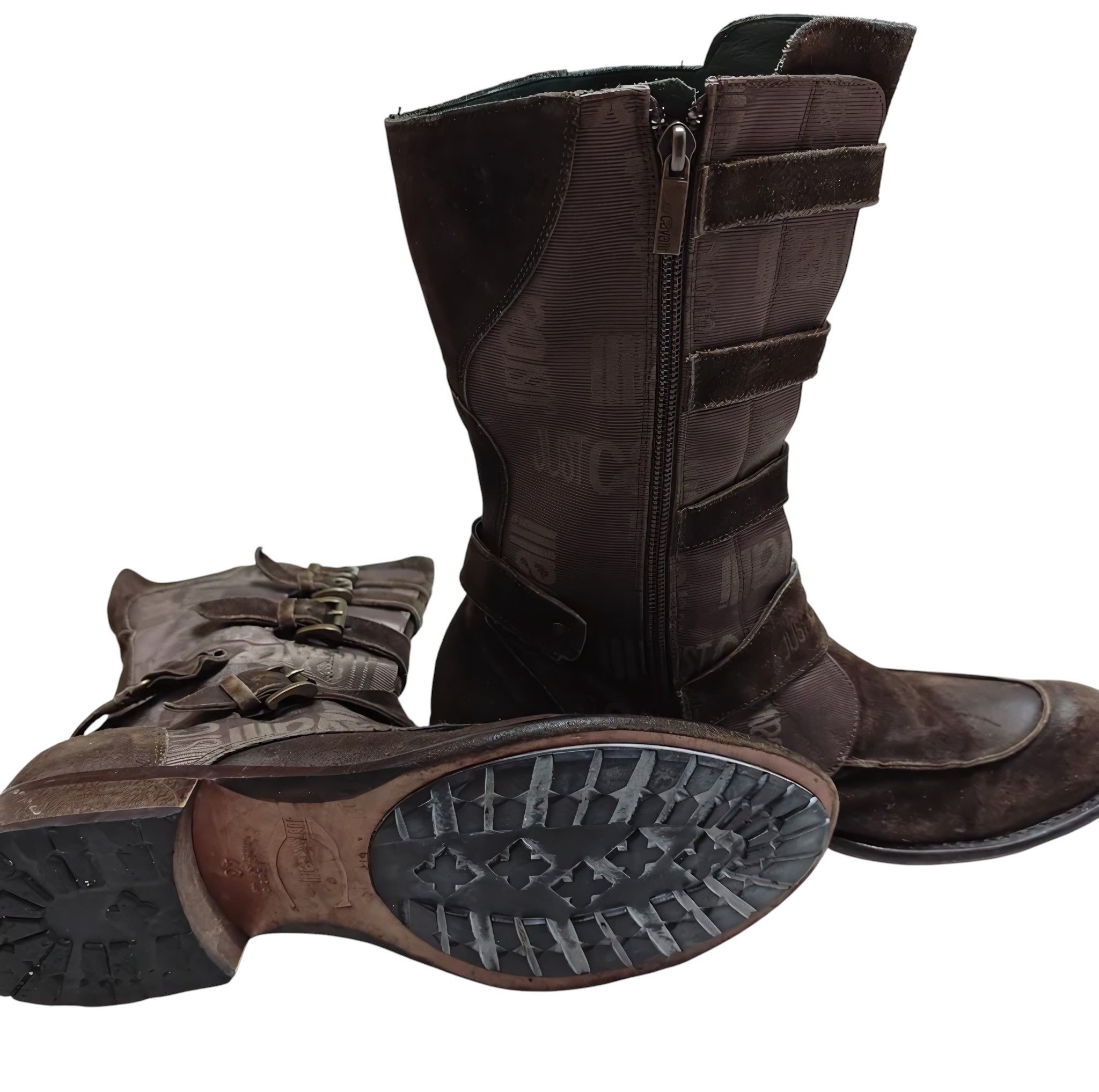 Roberto Cavalli COMBAT BOOTS Size US 10 / EU 43 - 3 Thumbnail