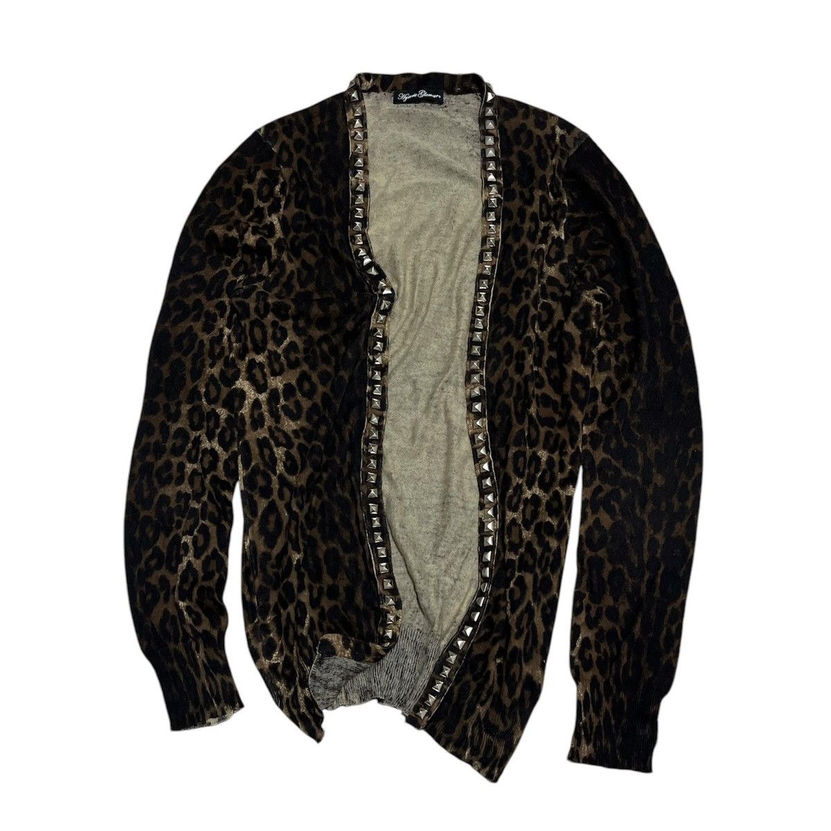 トップス HYSTERIC GLAMOR lettered cardigan y2k Vintage Hysteric Glamour Knitted cardigan woman's size M Y2K