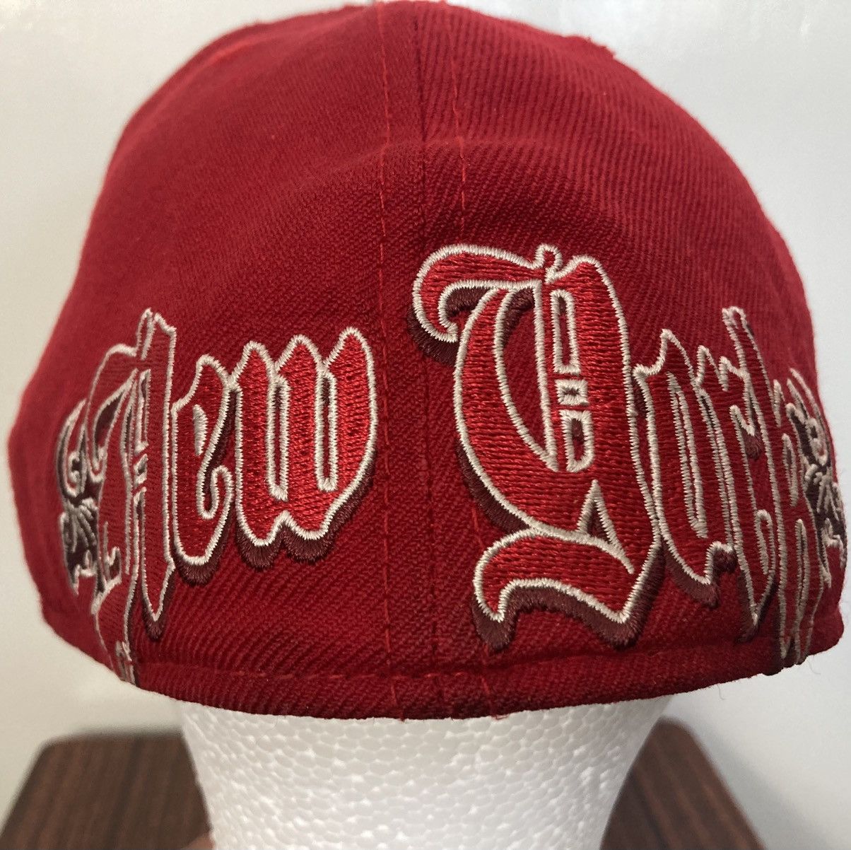 MLB NEW YORK YANKEES NEW ERA 59FIFTY RED HAT BASEBALL CAP FITTED Size ONE SIZE - 8 Thumbnail