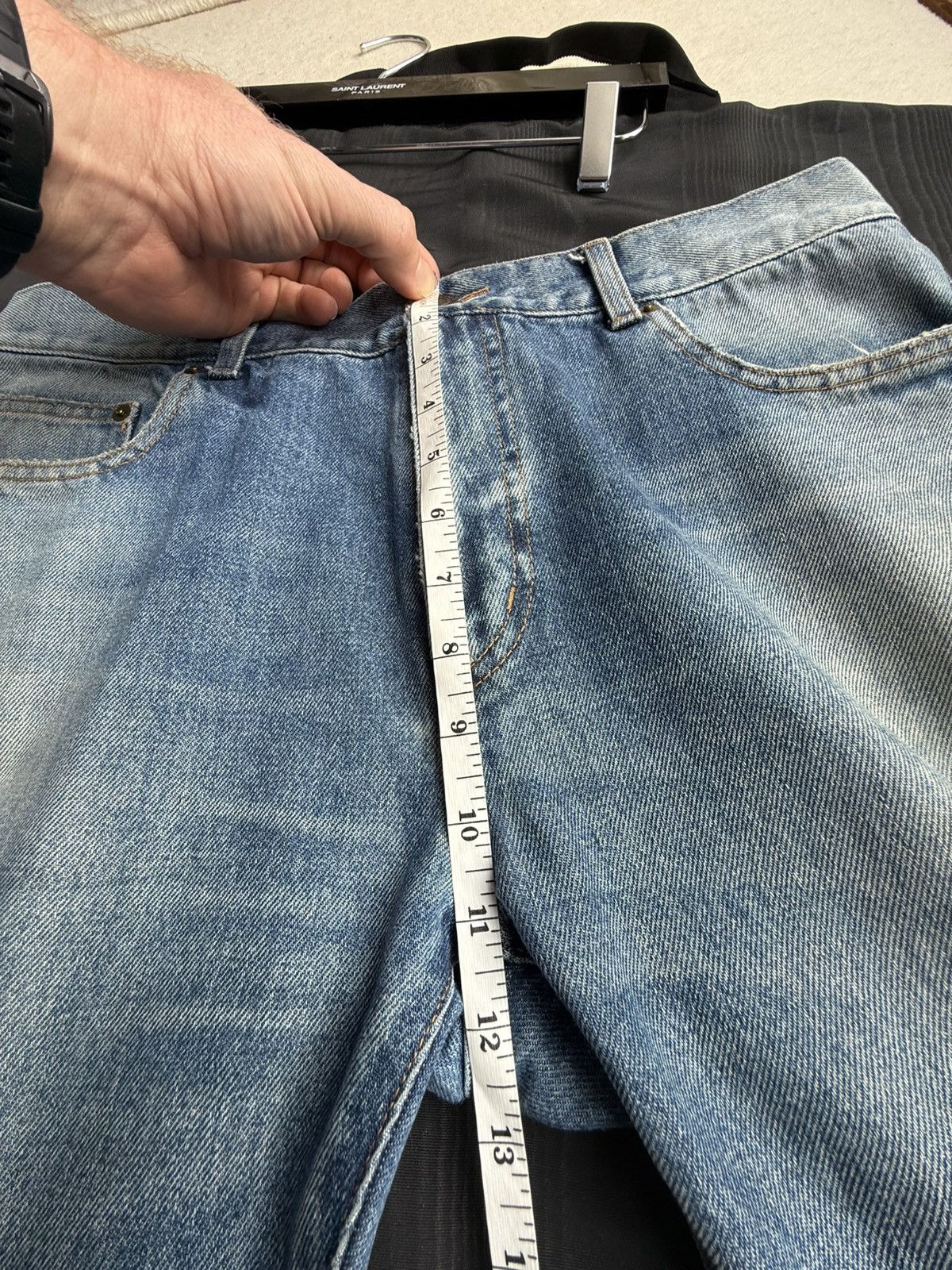 Saint Laurent Paris SS16 Saint Laurent D10 knee rip jeans Hedi 32 grail slim Size US 33 - 13 Thumbnail