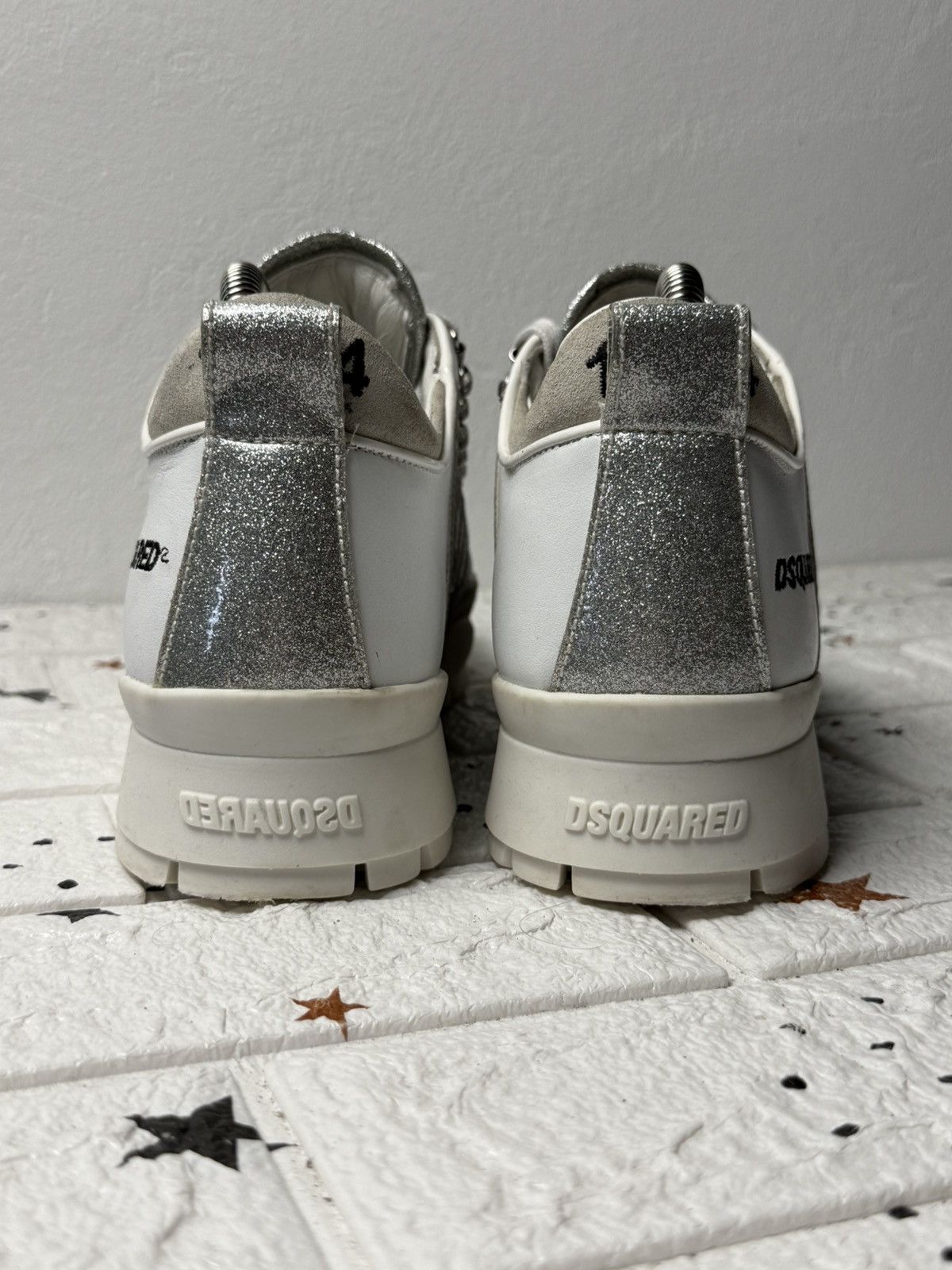 Dsquared2 Dsquared2 US8 UK5.5 EUR39 Sneakers Women's Casual White Size US 8 / IT 38 - 9 Thumbnail