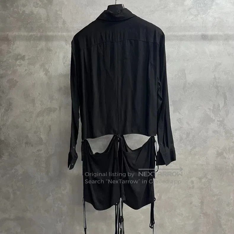 Loewe Loewe Black Deconstructed Cutout Shirt. Size US L / EU 52-54 / 3 - 2 Thumbnail