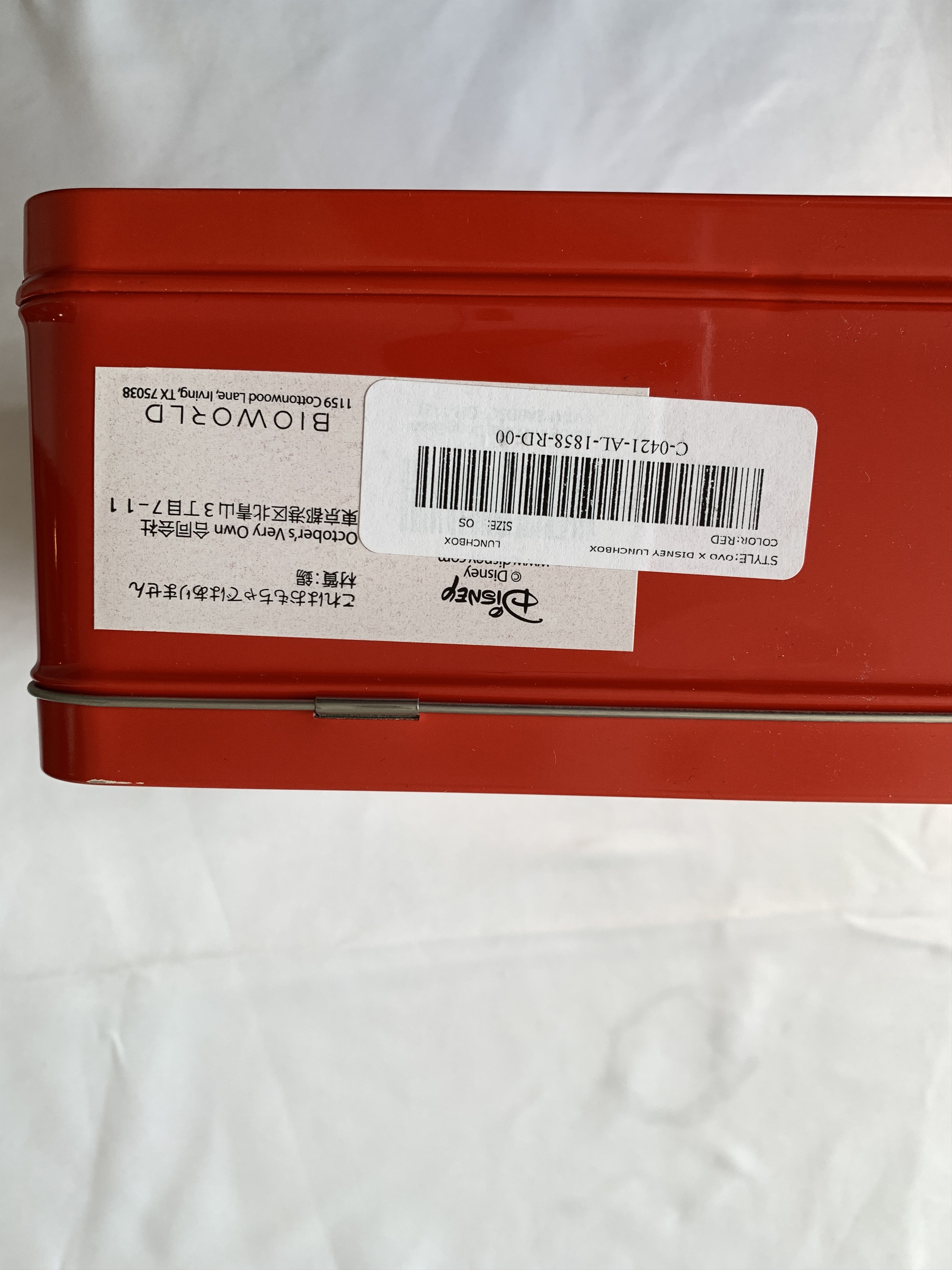 Disney OVO x Disney Classic Mickey Mouse Lunchbox Red Size ONE SIZE - 7 Thumbnail