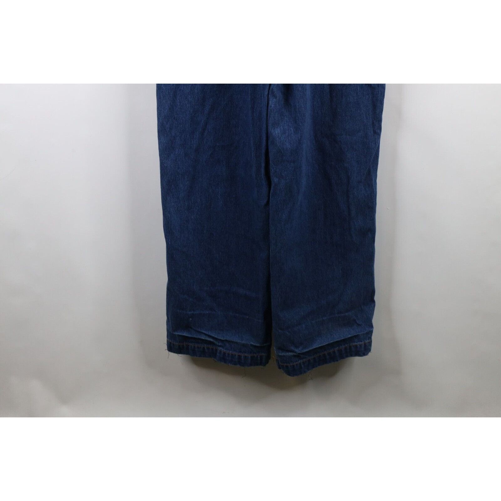 Vintage Vintage 90s Looney Tunes Tweety Bird Flower Denim Overalls Size 34" / US 12 / IT 48 - 21 Thumbnail