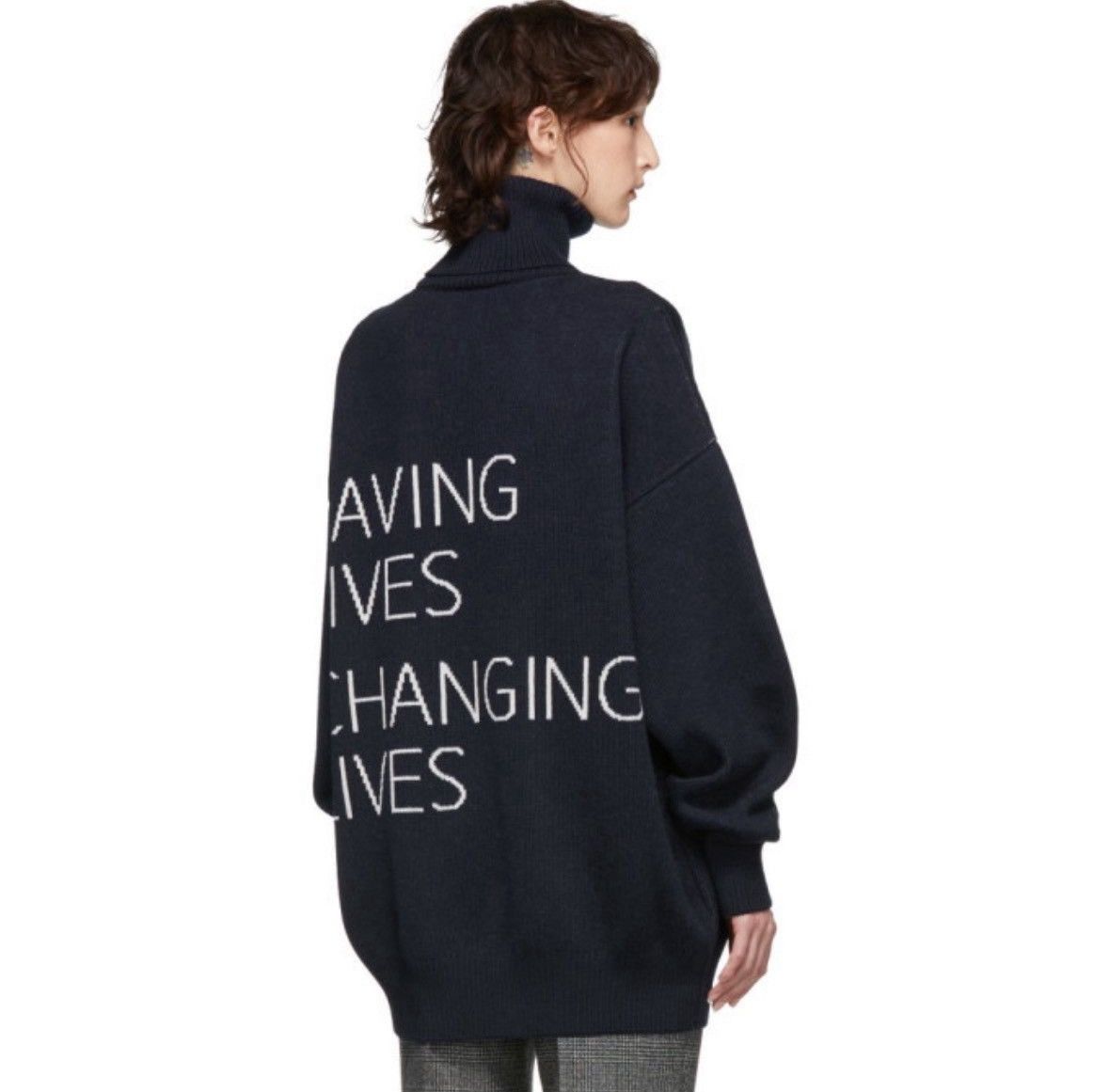 Balenciaga BALENCIAGA SUPPORT WFP Knit Sweater Size US L / EU 52-54 / 3 - 14 Thumbnail