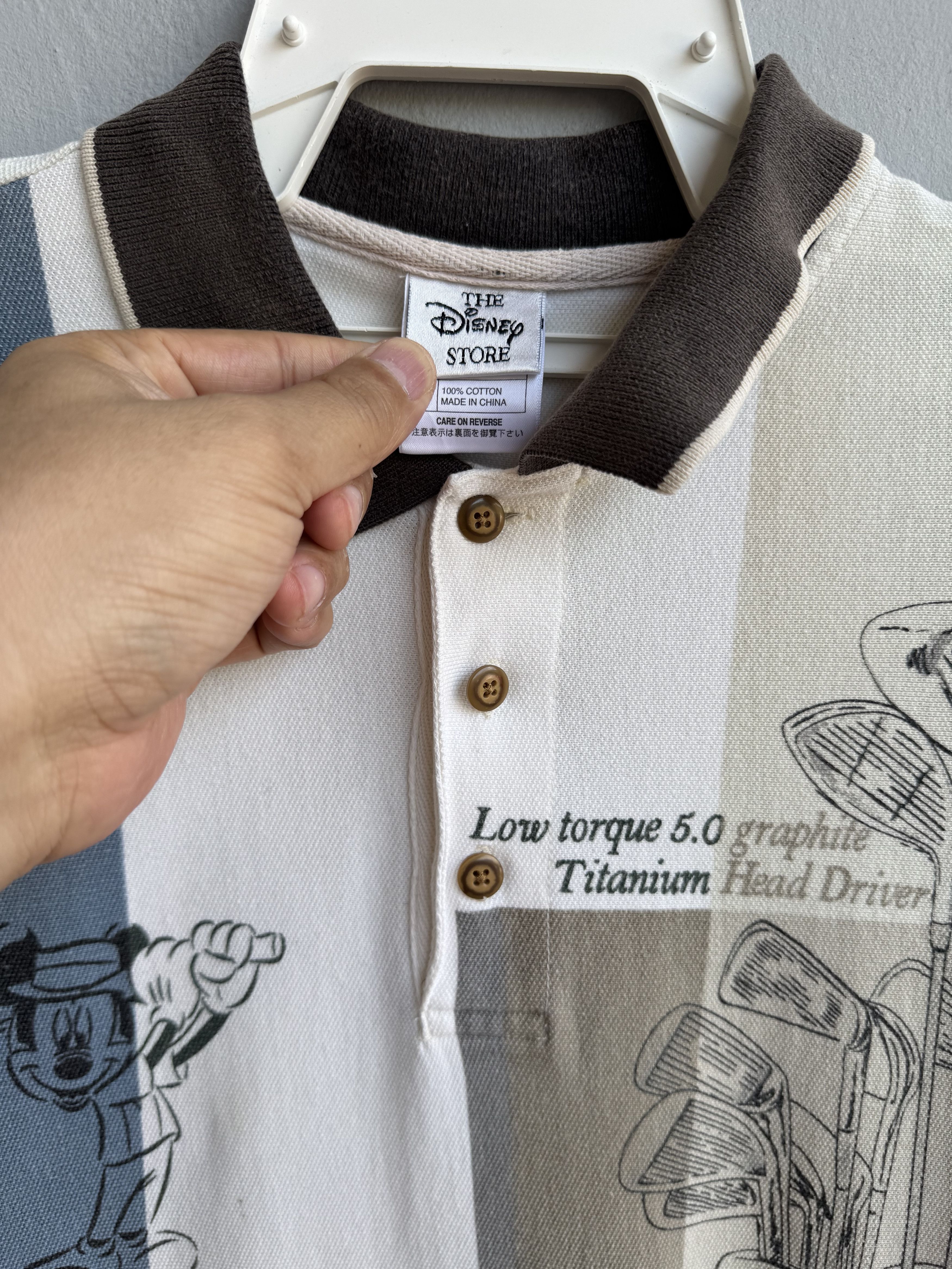 Disney × Vintage Vintage Mickey Mouse Disney AOP Polo Shirt Size US M / EU 48-50 / 2 - 3 Thumbnail