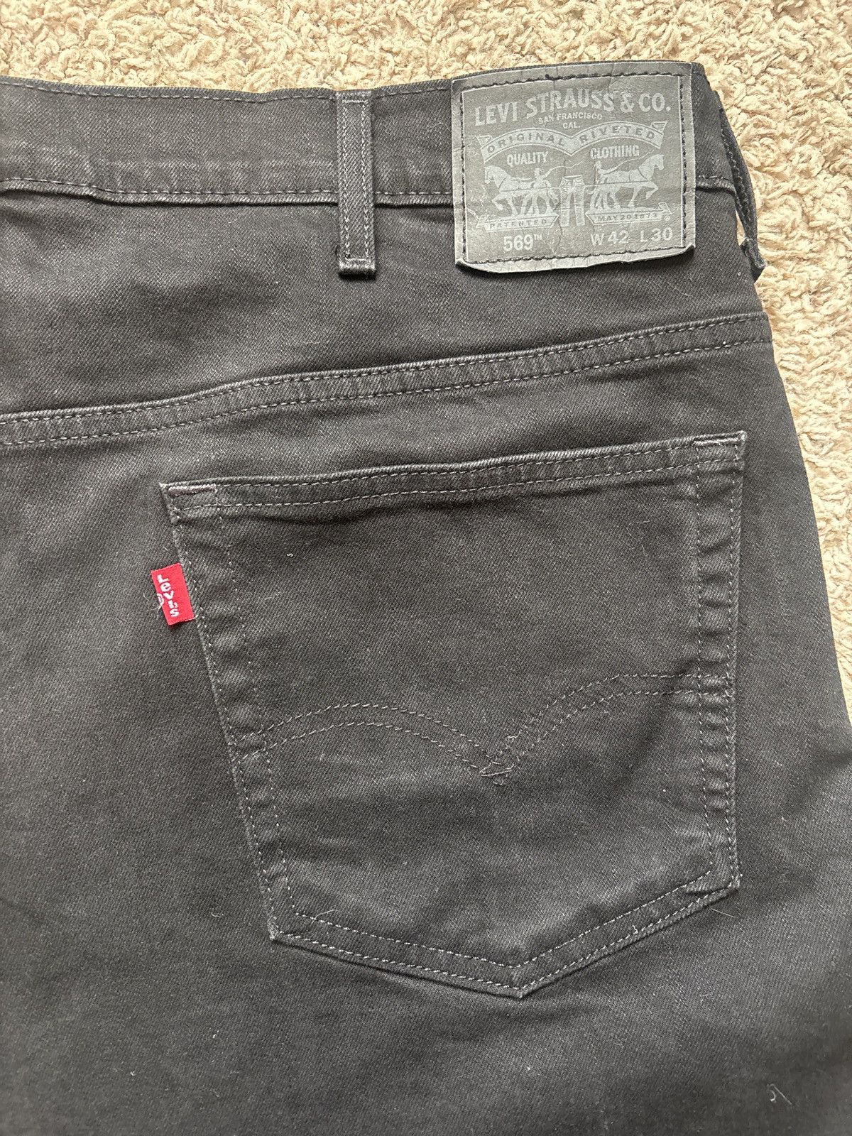 Vintage Levi Strauss & Co Loose Denim Size US 42 / EU 58 - 3 Thumbnail