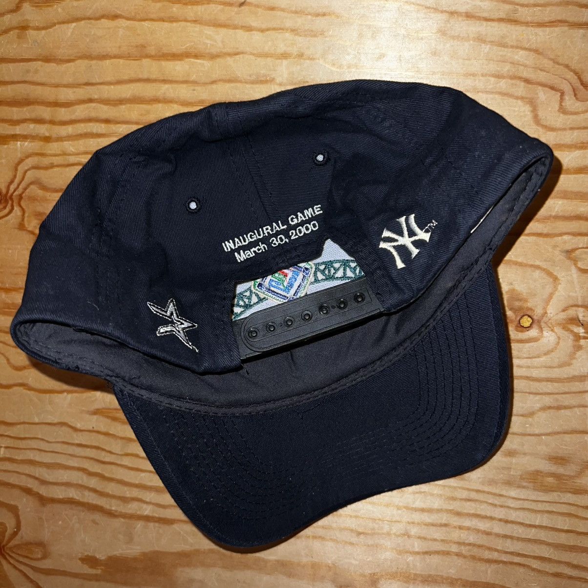 Vintage VINTAGE Y2K MLB HOUSTON ASTROS ENRON FIELD LOGO SNAPBACK HAT Size ONE SIZE - 3 Thumbnail