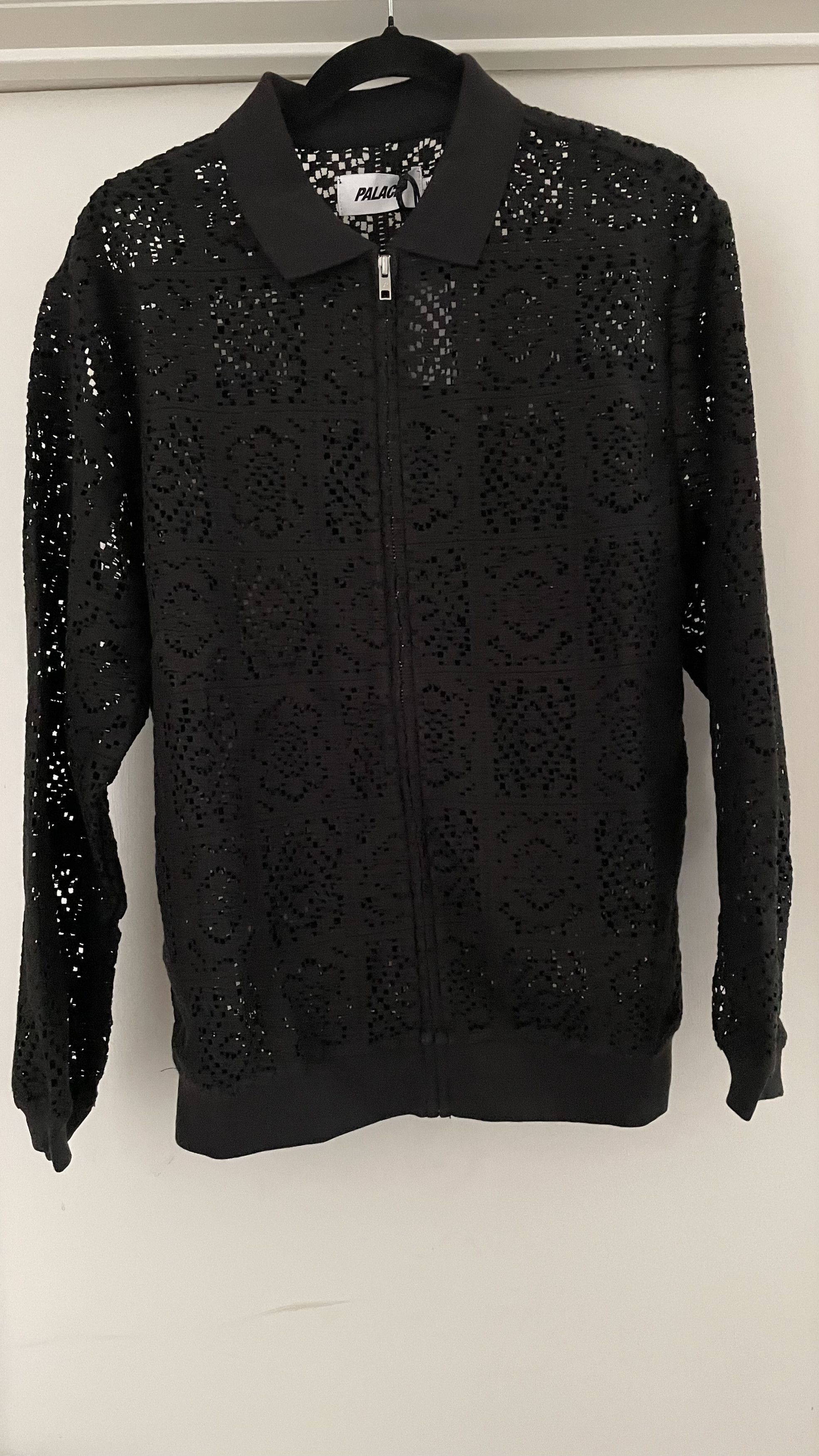 Palace Crochet Zip Long Sleeve Polo Size US M / EU 48-50 / 2 - 4 Thumbnail