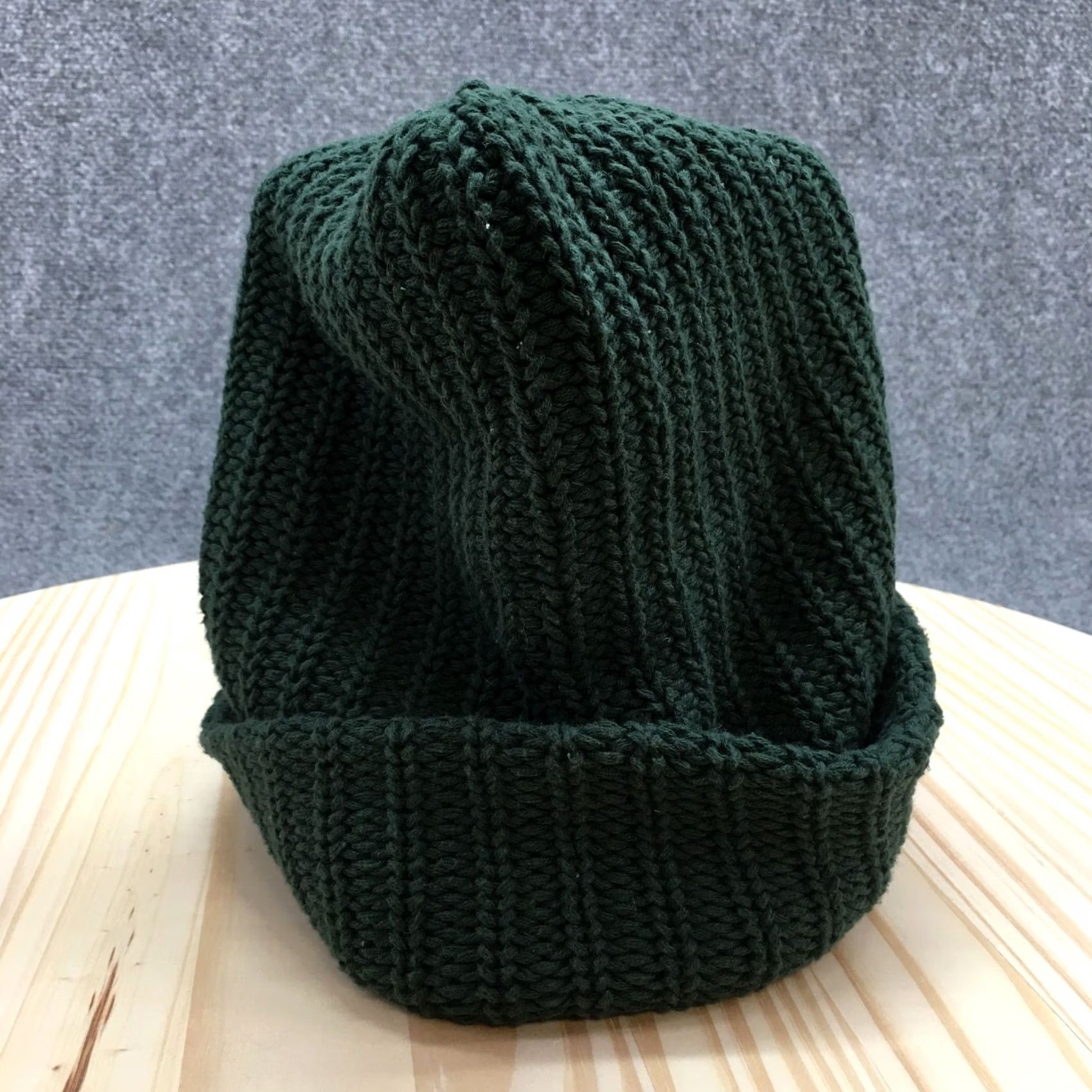 Vintage Love Your Melon Knit Beanie Hat Mens One Size Green Cotton Knitted Winter Logo Size ONE SIZE - 6 Thumbnail
