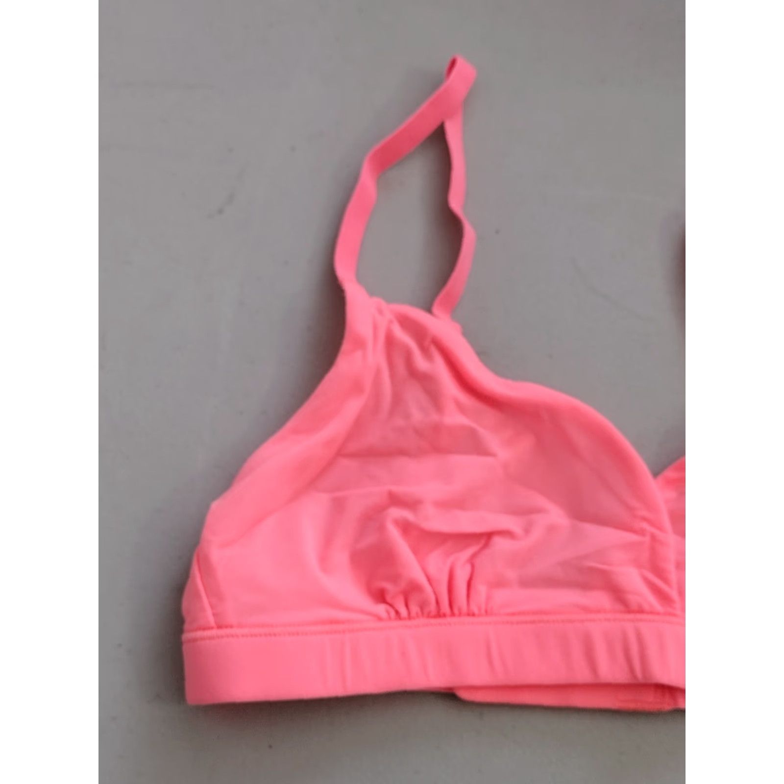 SKIMS SKIMS Fits Everybody Crossover Bralette Women's Sorbet XS Bralette XS Sorbet SKIMS Bra Wear 90s Classic Bralette Women Mens Girls Size ONE SIZE - 5 Thumbnail