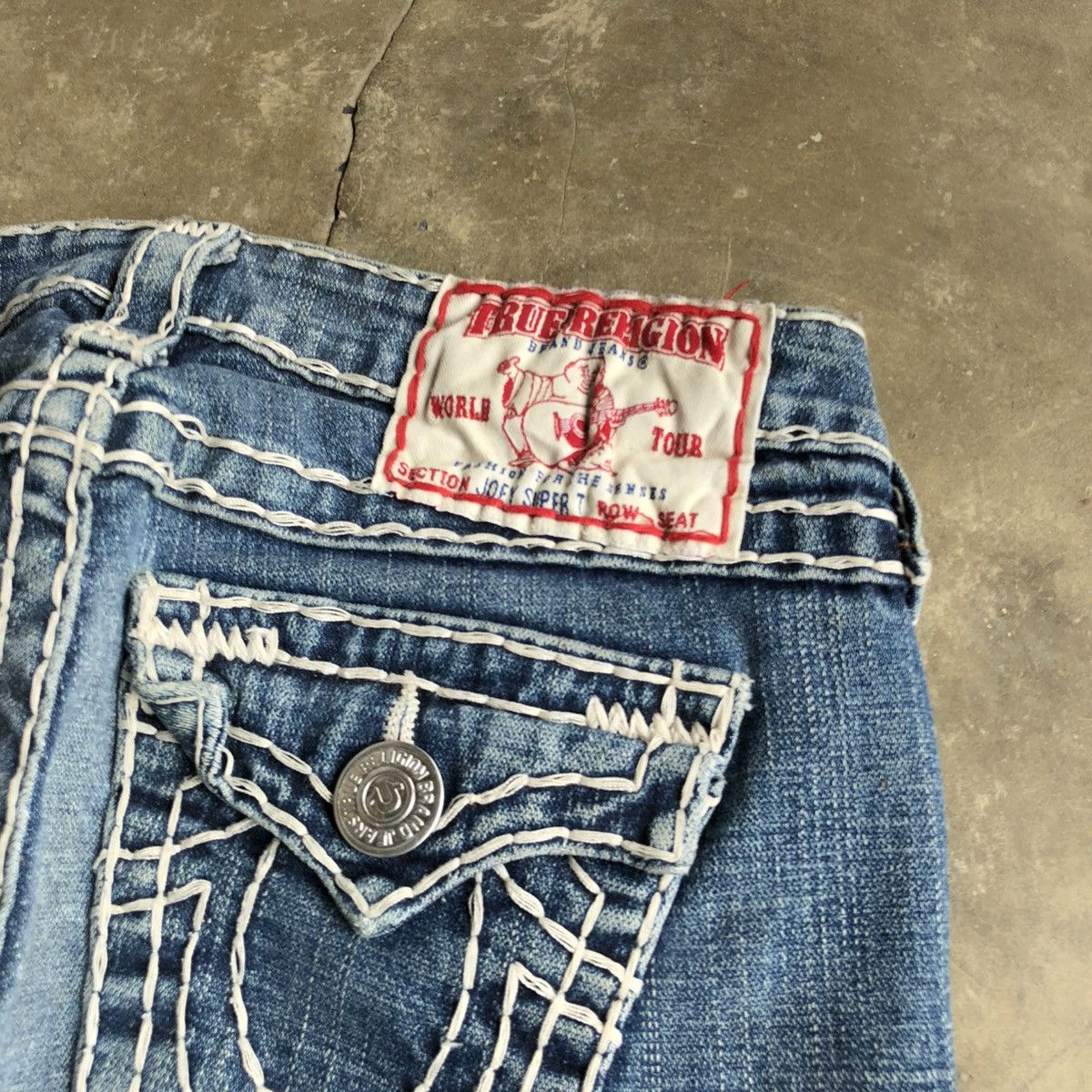True Religion Vintage True Religion USA Bootcut Flared Denim Jeans Blue Size US 28 / EU 44 - 5 Thumbnail