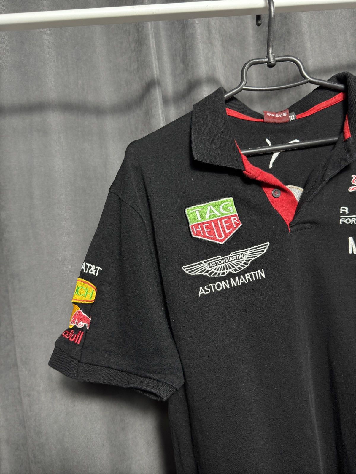 Puma × Red Bull 🏎️ RED BULL x PUMA RACING ASTON MARTIN FORMULA F1 ZIP POLO Size US XXL / EU 58 / 5 - 2 Thumbnail